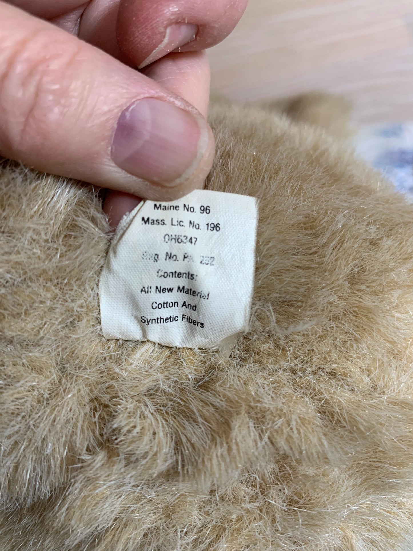 Vintage Tan Koala Plush. Large Fuzzy Ears.