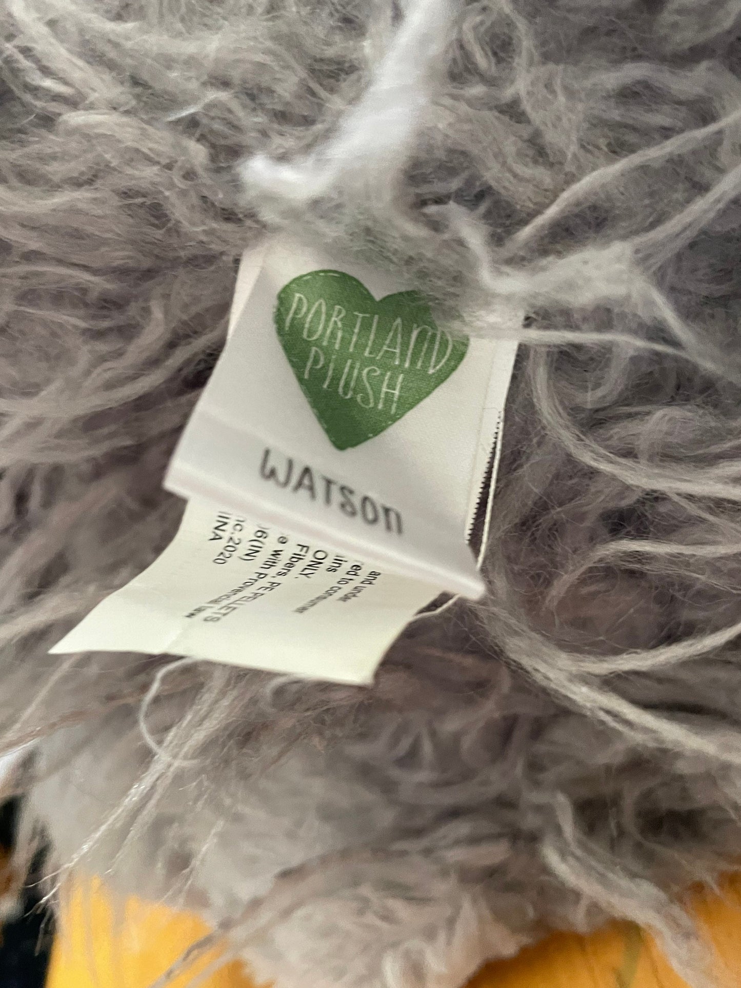 Portland Plush Gray Watson The Wooly Mammoth Elephant Stuffed Animal Plush.