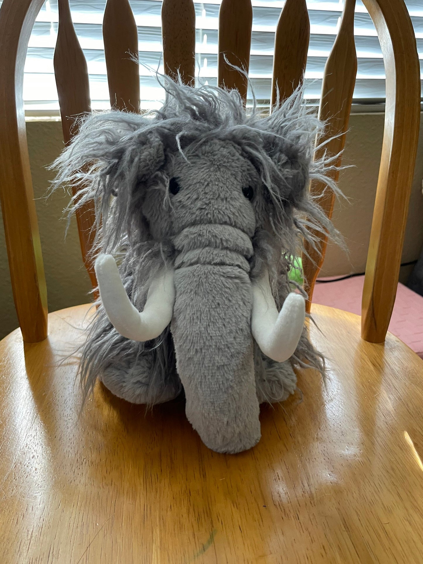 Portland Plush Gray Watson The Wooly Mammoth Elephant Stuffed Animal Plush.