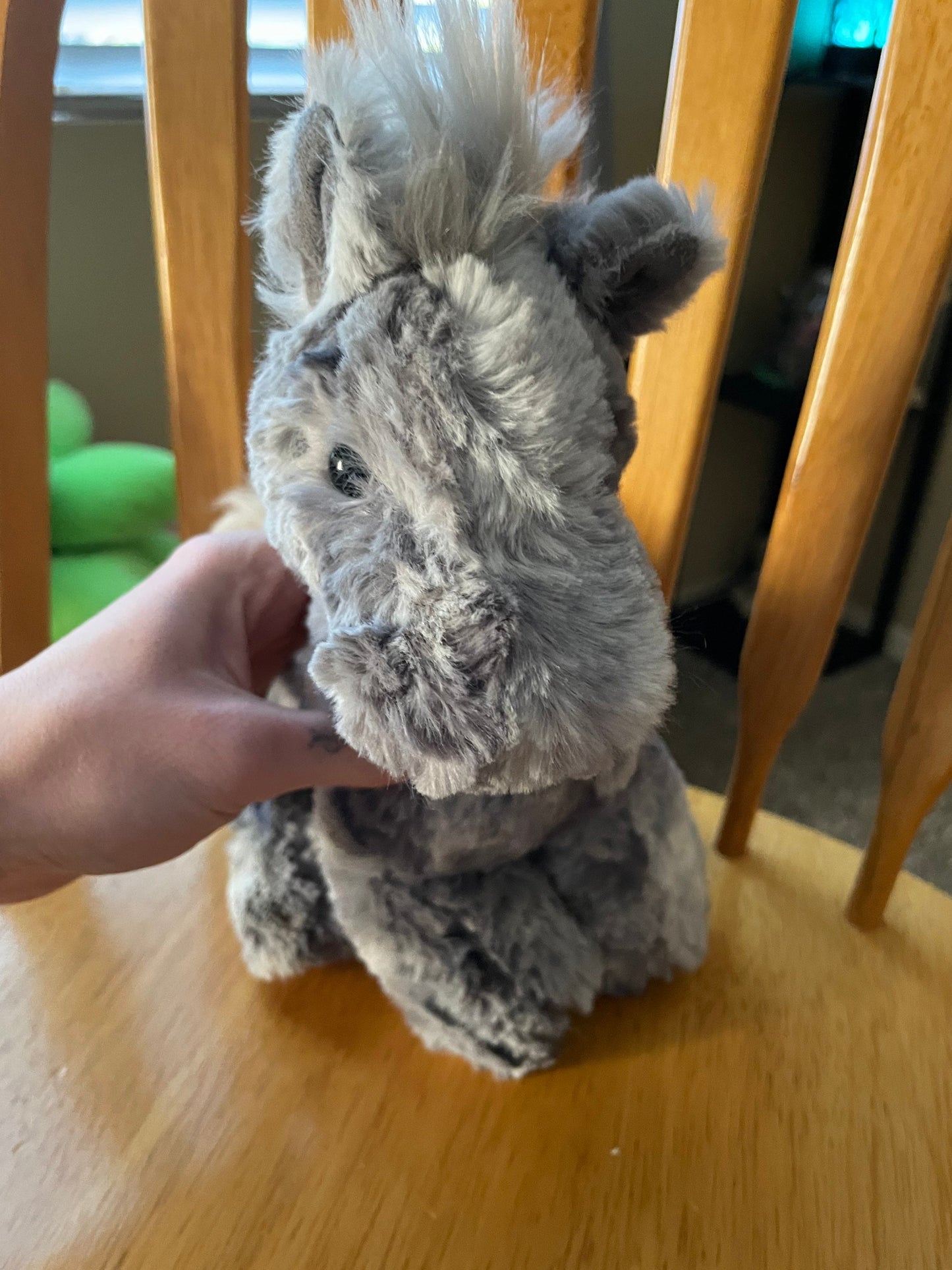 Manhattan Toy Little Gallops Juniper Gray Horse 11” Stuffed Animal Plush Toy