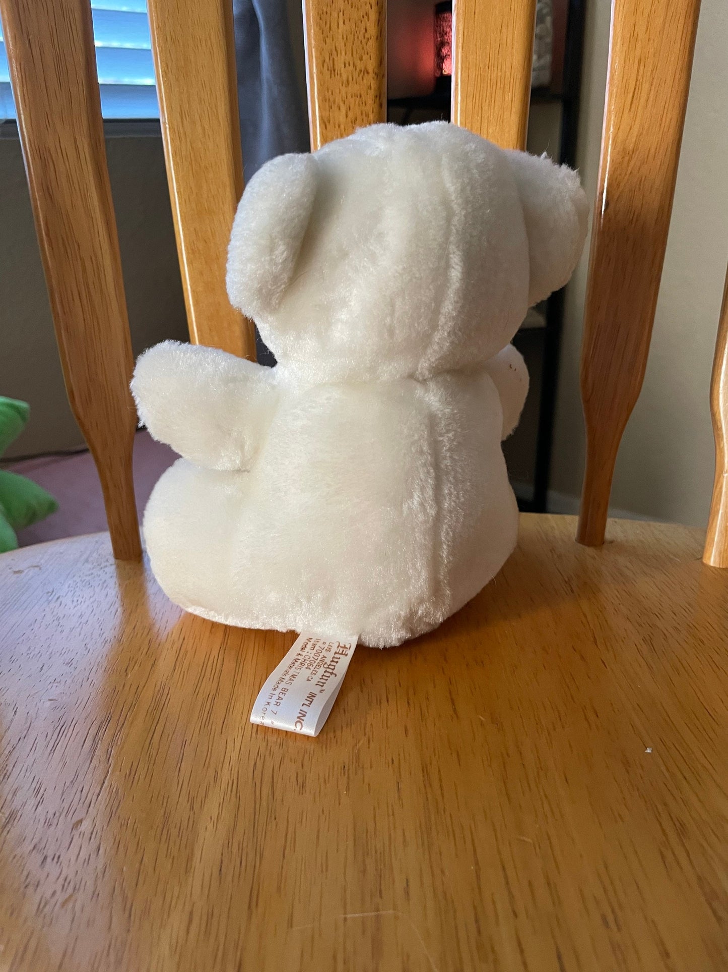 Hugfun white Christmas Bear stuffed Animal plush toys