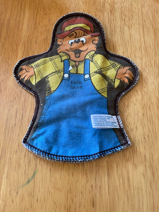 Berenstain Bears Papa Bear Cloth Hand Puppet Plush