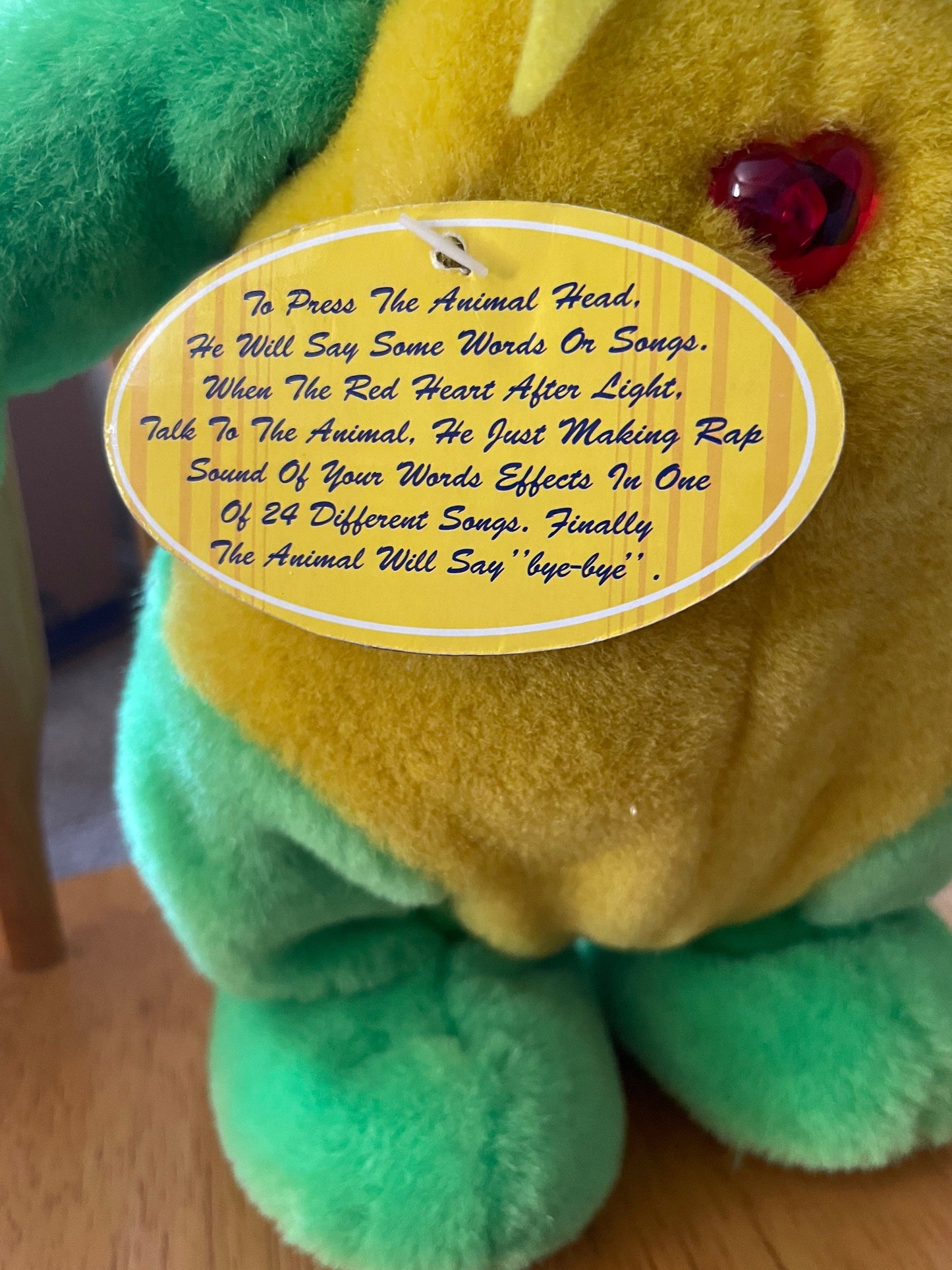 Standing Talking and Singing Frog Plush - Unsure of Brand
