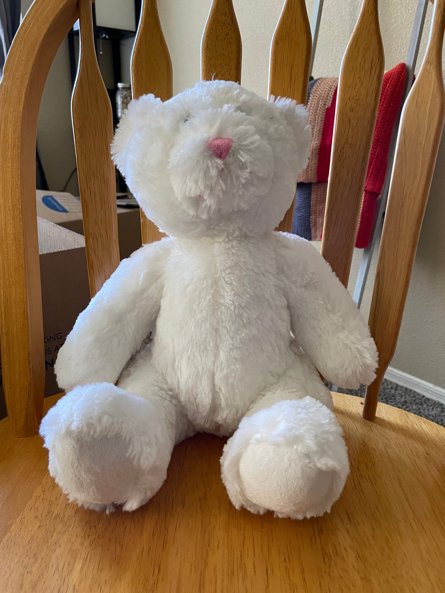 My Pawfect Bear White Bear Plush