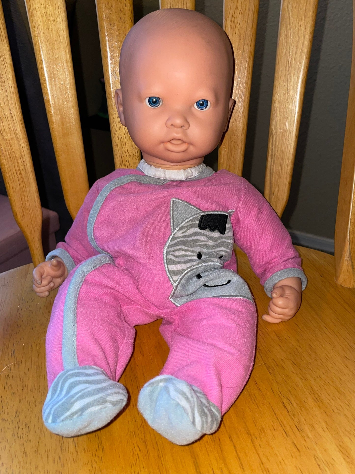 Baby Doll In Pajama Dress Stuffed Animal Plush Toy