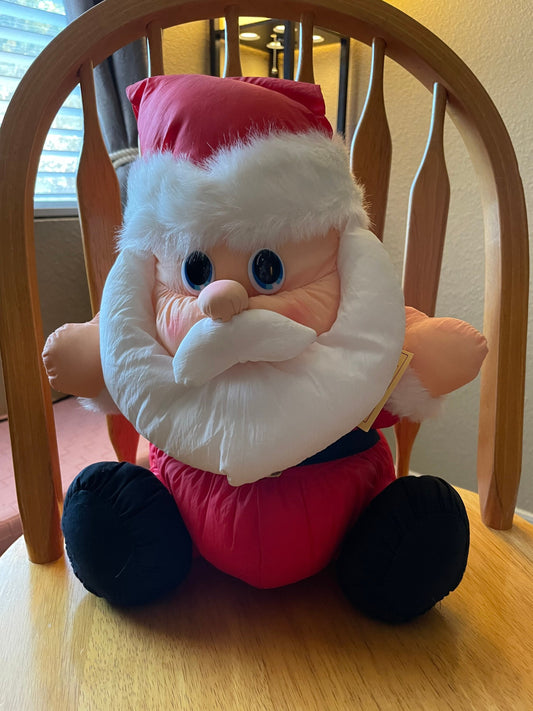 Vintage Dandee Santa Claus, Puffalump Style Christmas Holiday Stuffed Animal Plush Toy 18” NWT
