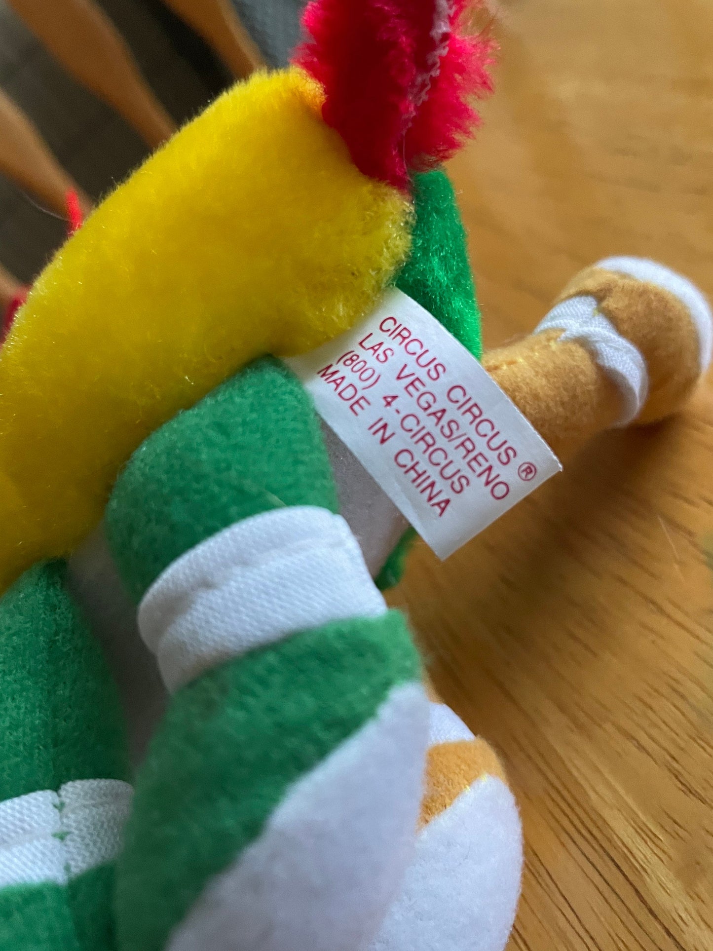 Circus circus caterpillar plush