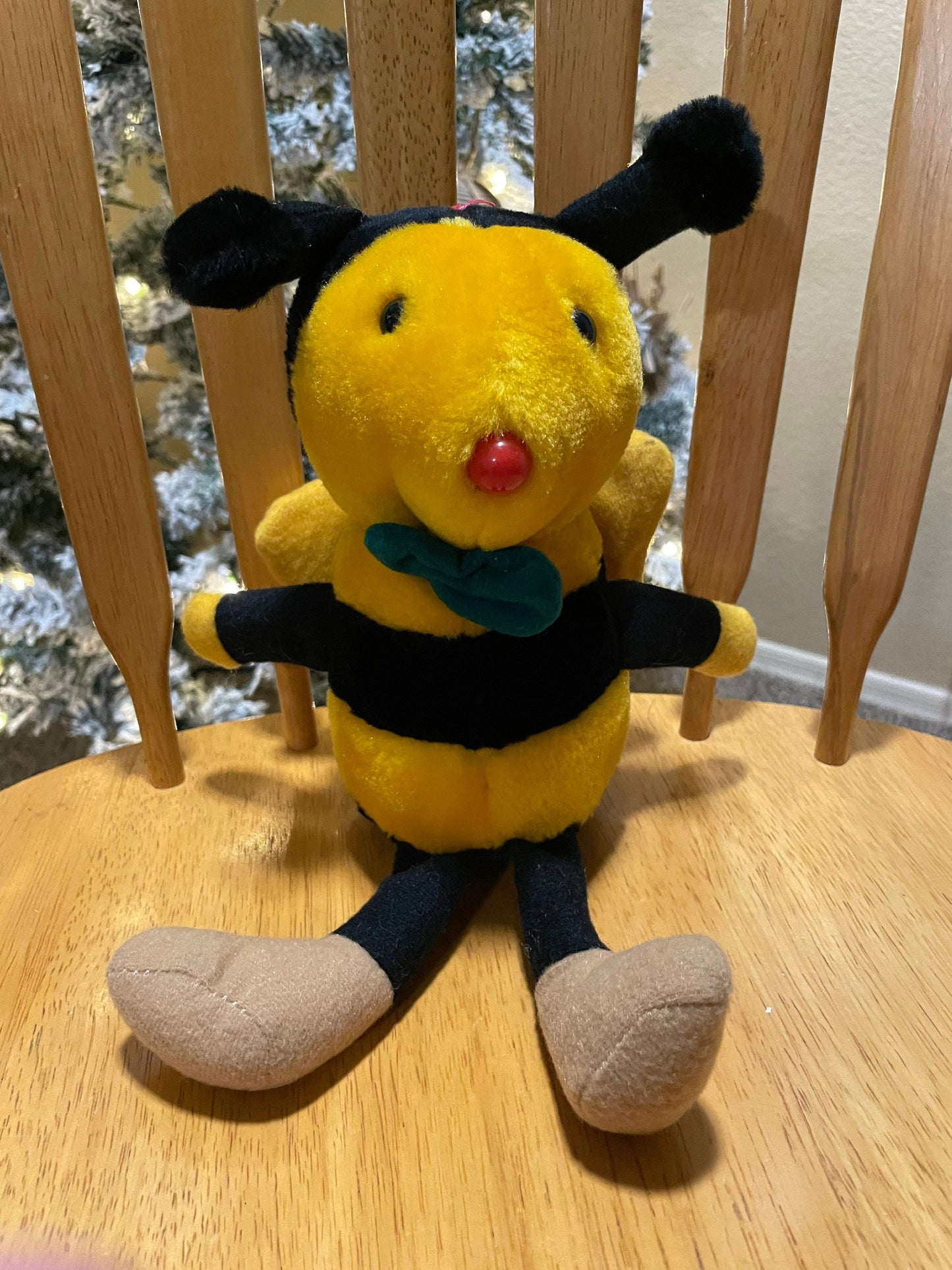 Vintage bumblebee stuffed animal toy plush