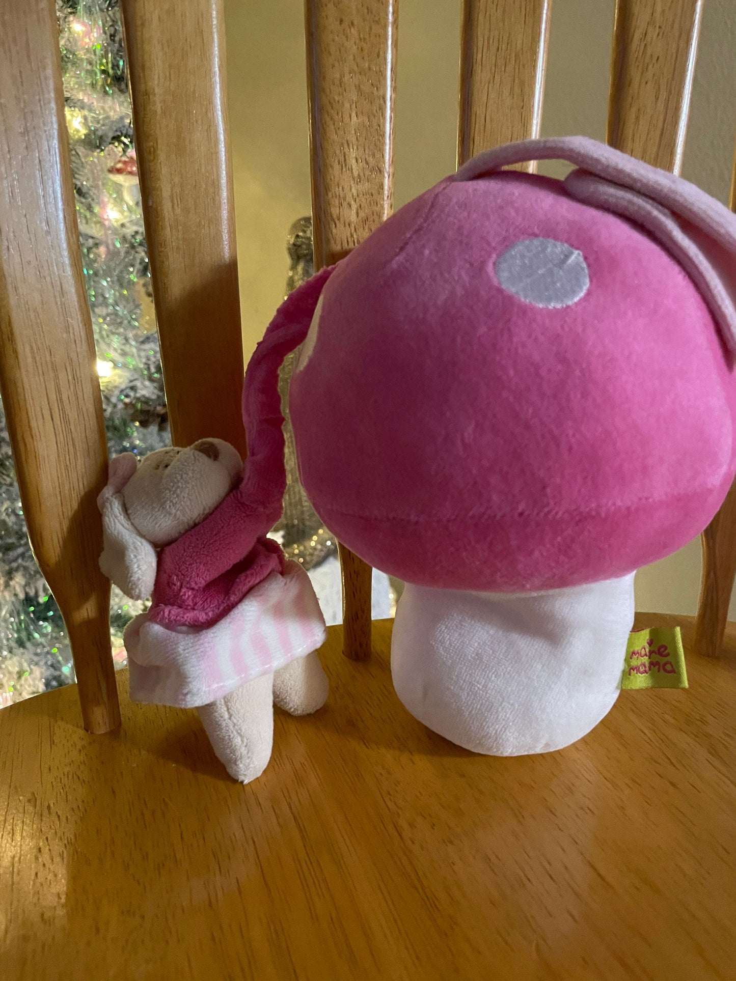 Artesania Beatriz, S.L. Mushroom and Dog Plush Stuffed Animal Toy
