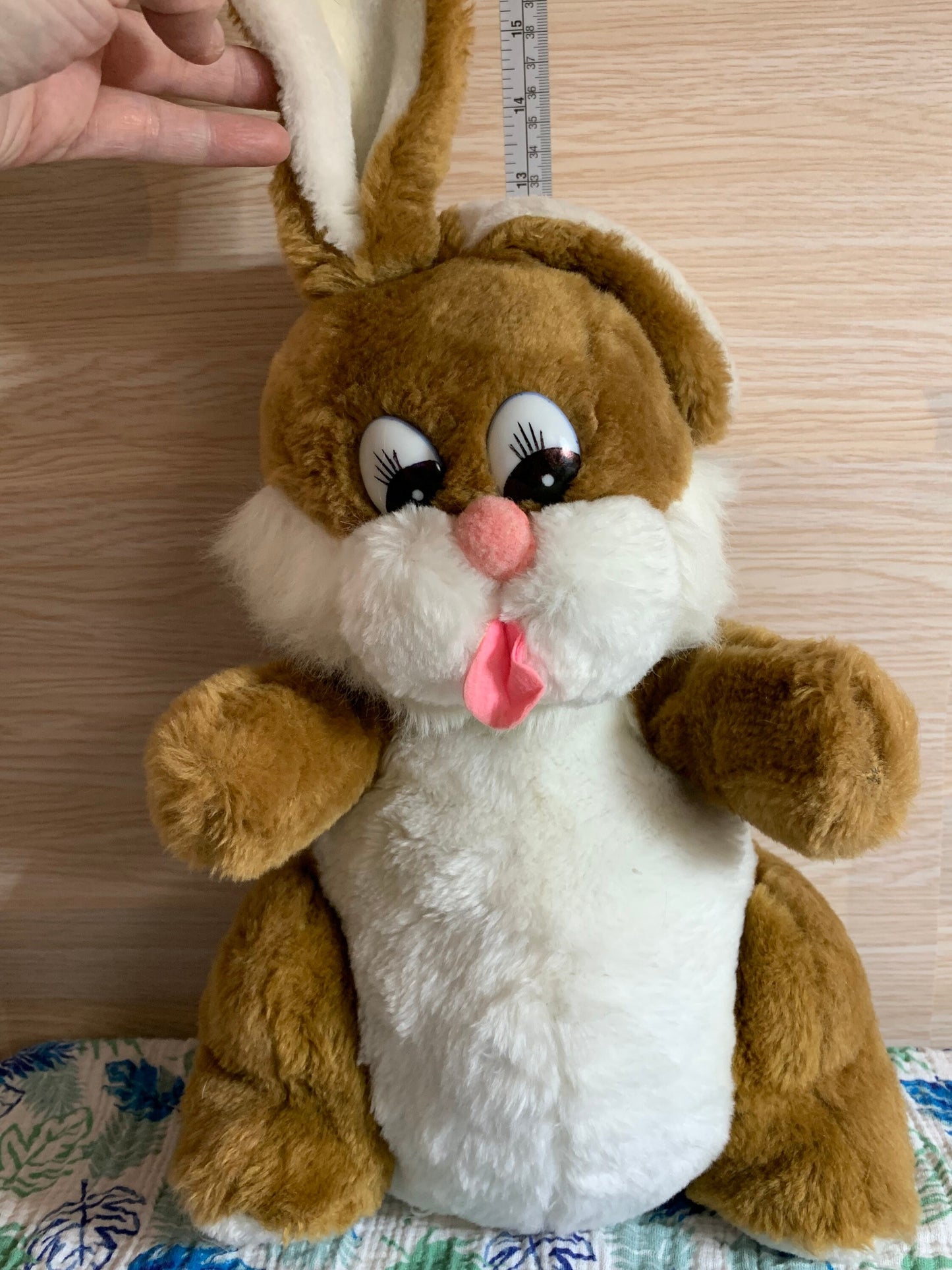 Vintage Medium Daekor 1979 Pot Belly Bunny Rabbit Plush