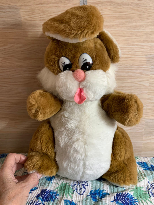 Vintage Medium Daekor 1979 Pot Belly Bunny Rabbit Plush