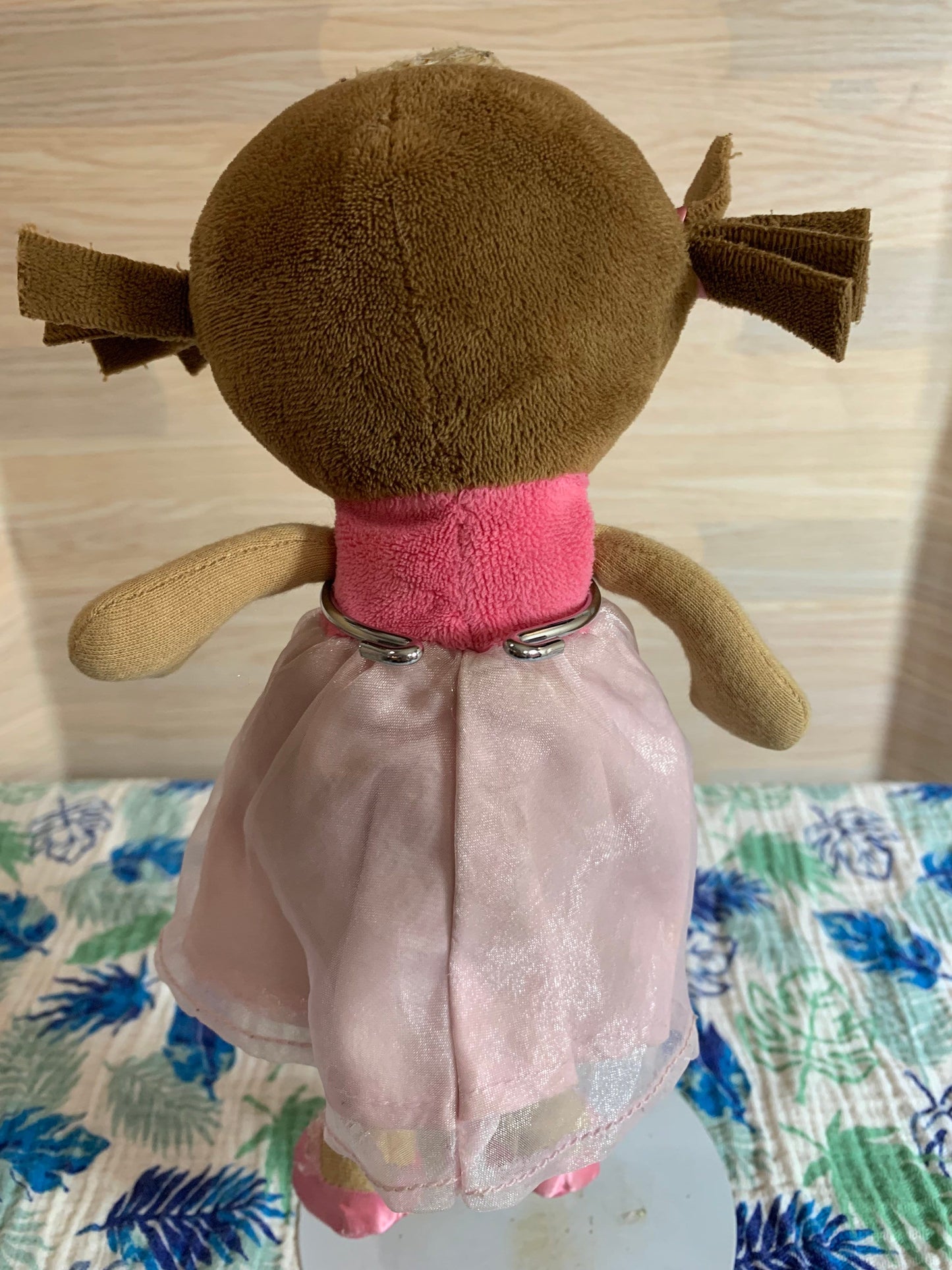 Carter's Ballerina Princess Plush Doll, Pink Dress, Brown Hair