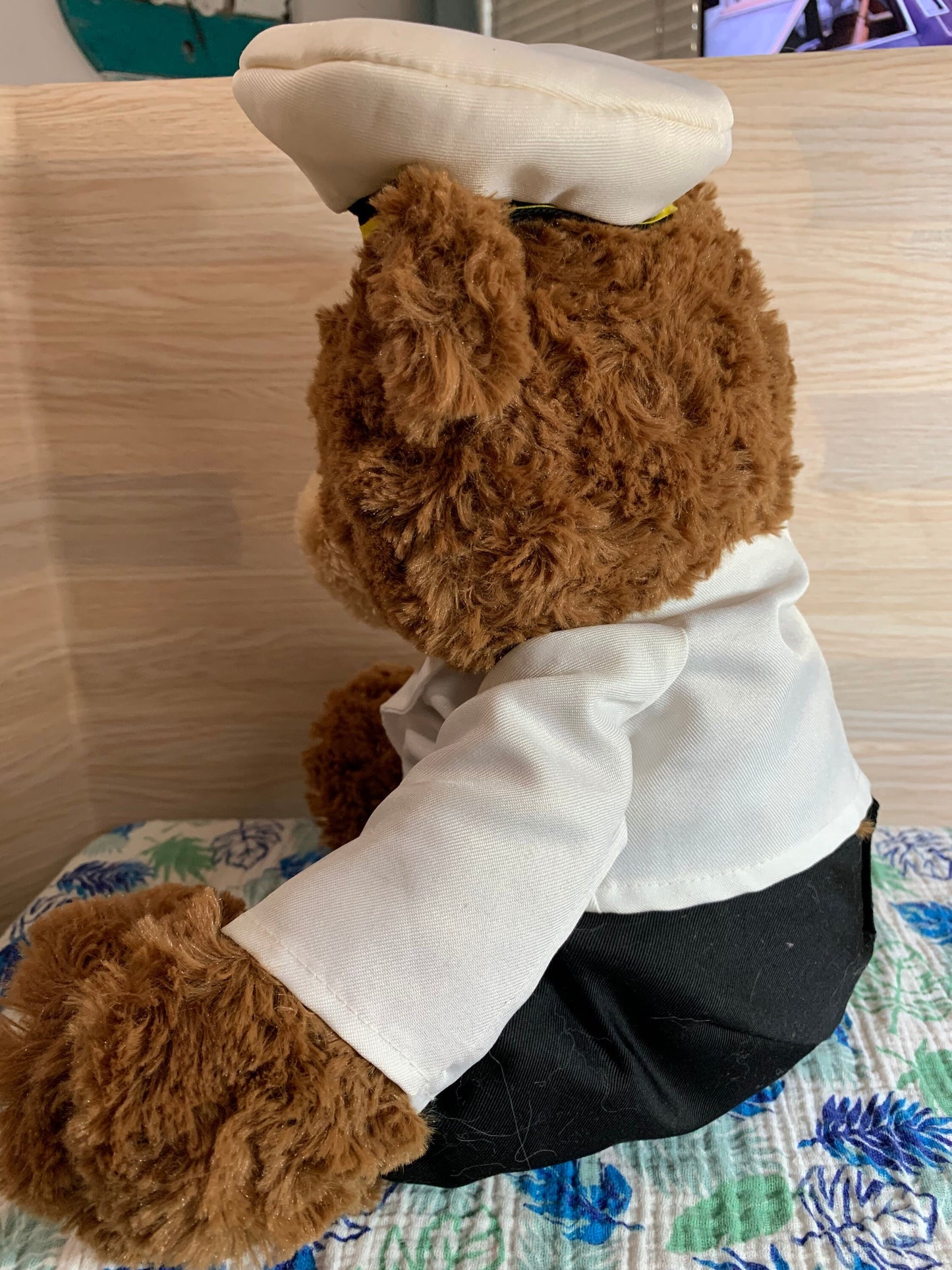 Princess Cruises Bear Captain Stanley Stuffed Animal Mascot 23”