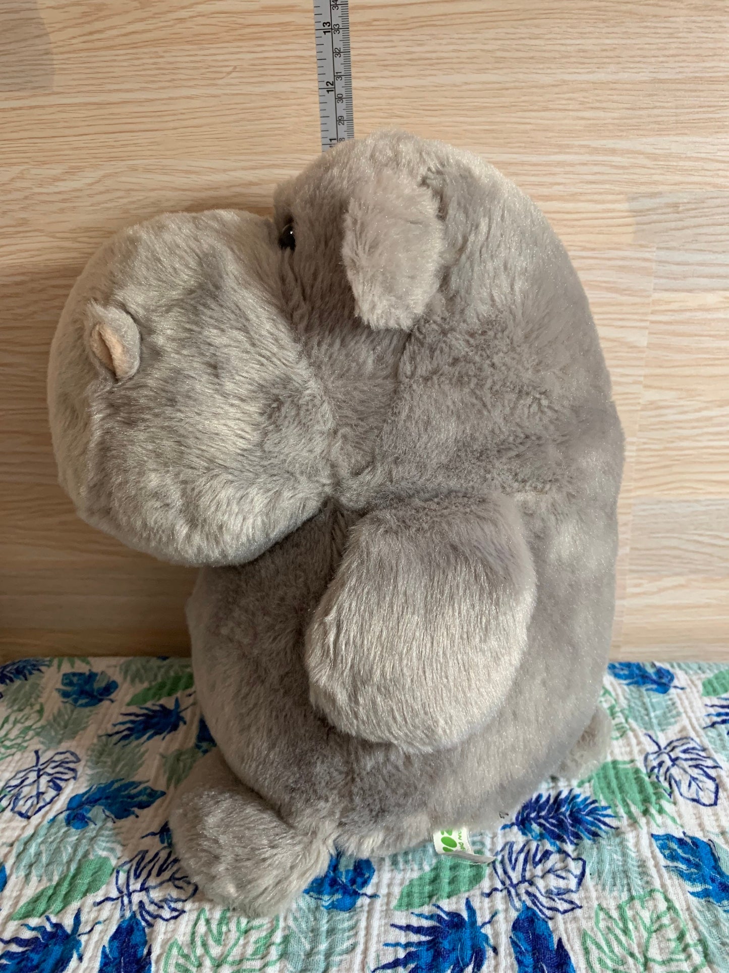 San Diego Zoo, Safari Park Gray Hippo Plush. Souvenir Toy Gift