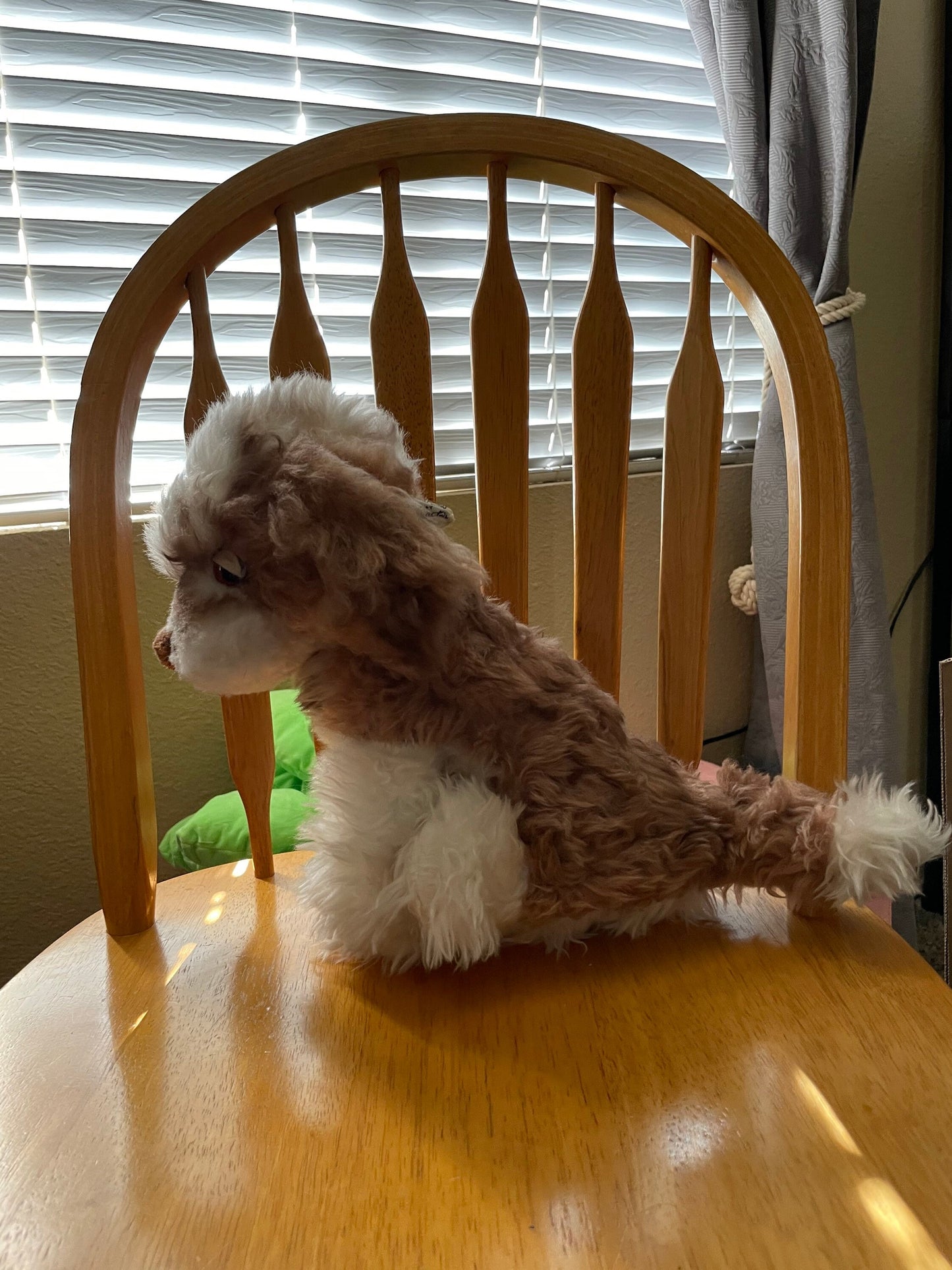Vintage “Character” Brown and White Dog Stuffed Animal Plush Toy