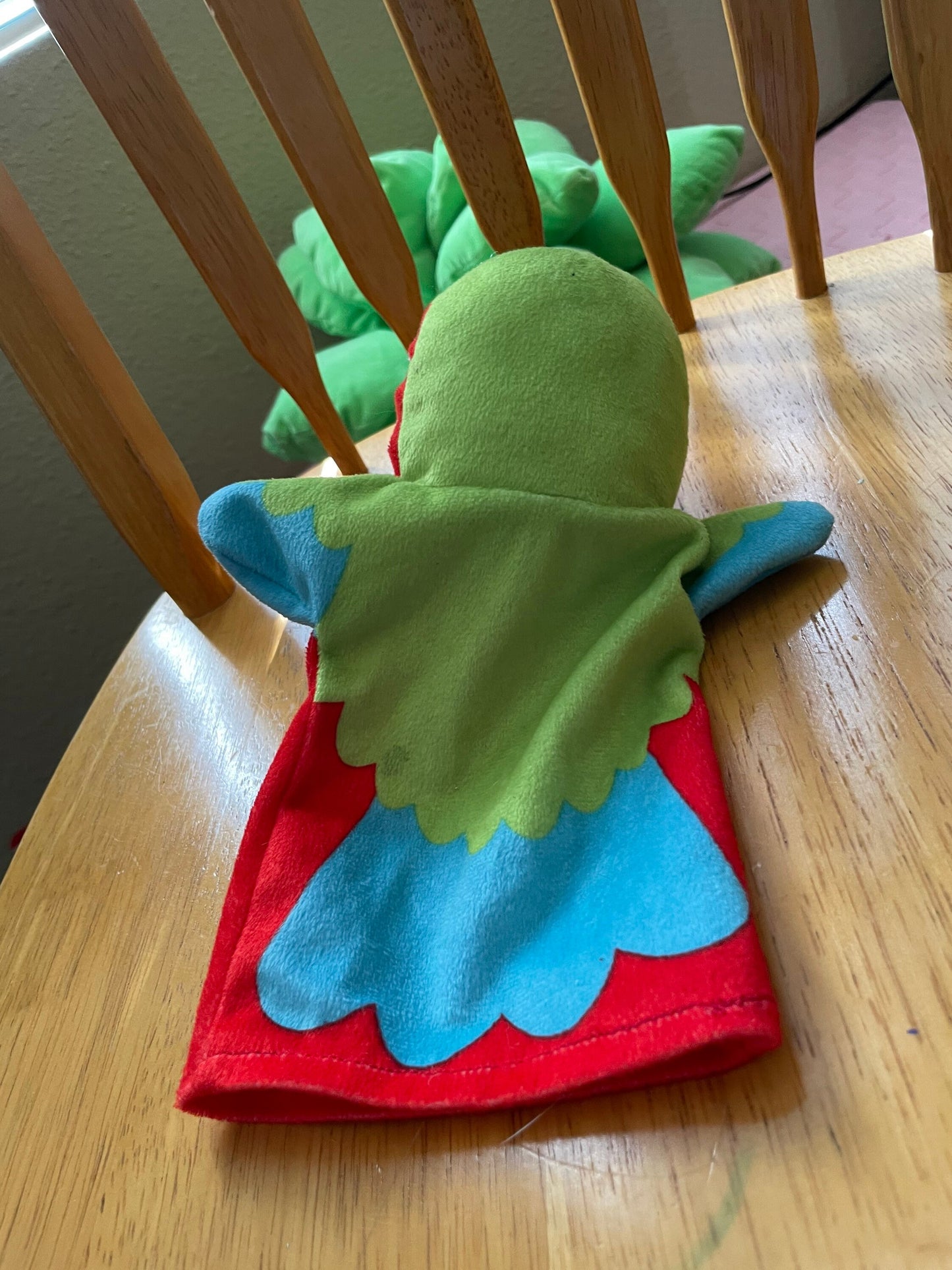 Melissa and Doug Parrot Hand Puppet Stuffed Animal Plush Toy