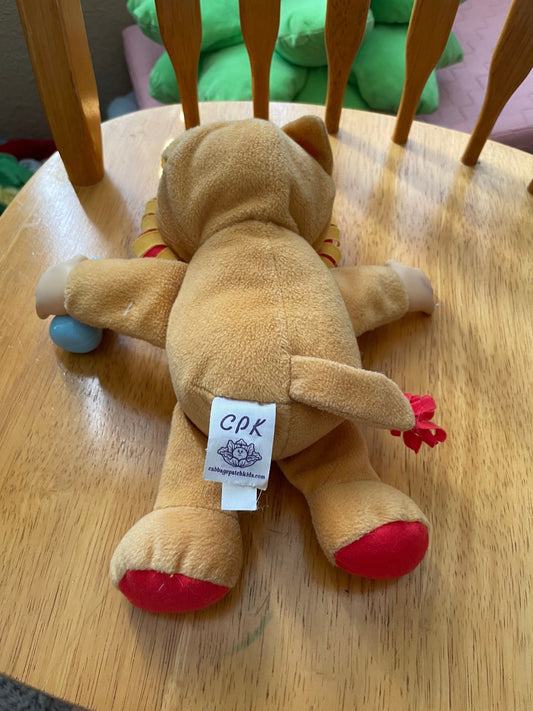 10” CPK Cabbage Patch Cuties Lion Stuffed Animal Plush Doll w Bottle