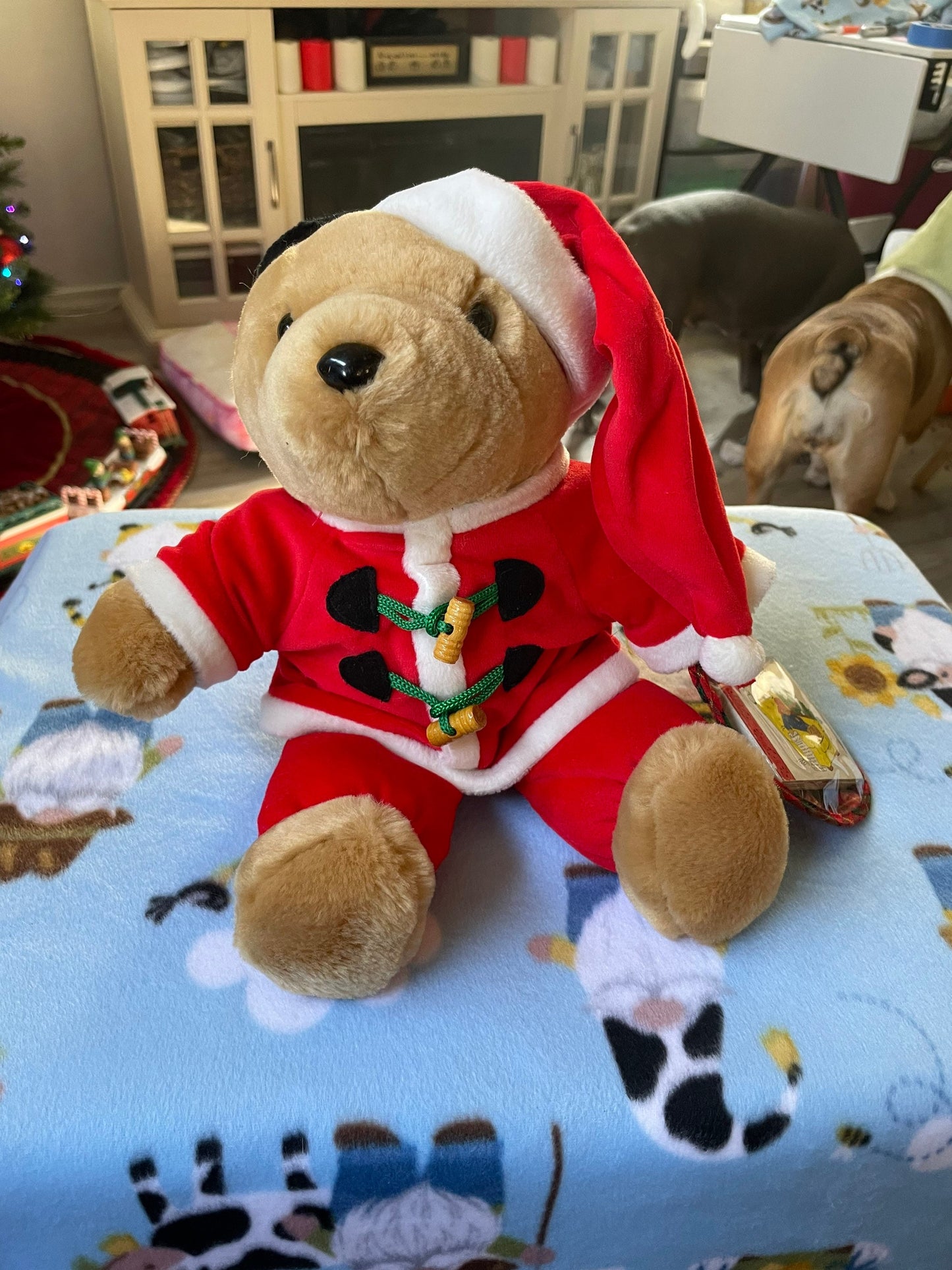 Eden christmas paddington plush stuffed animal holiday toy
