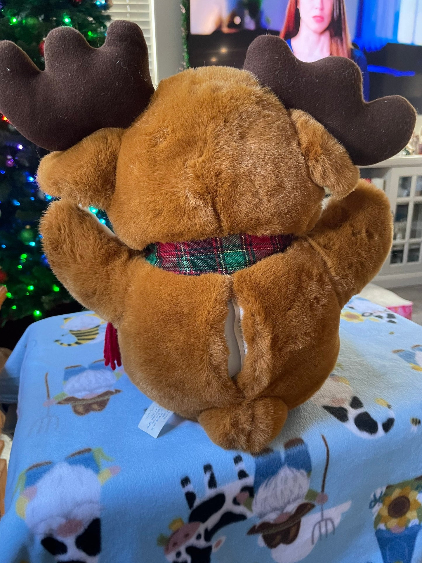 Christmas Reindeer Plush Toy – Animated, Voice, Vibration, Light