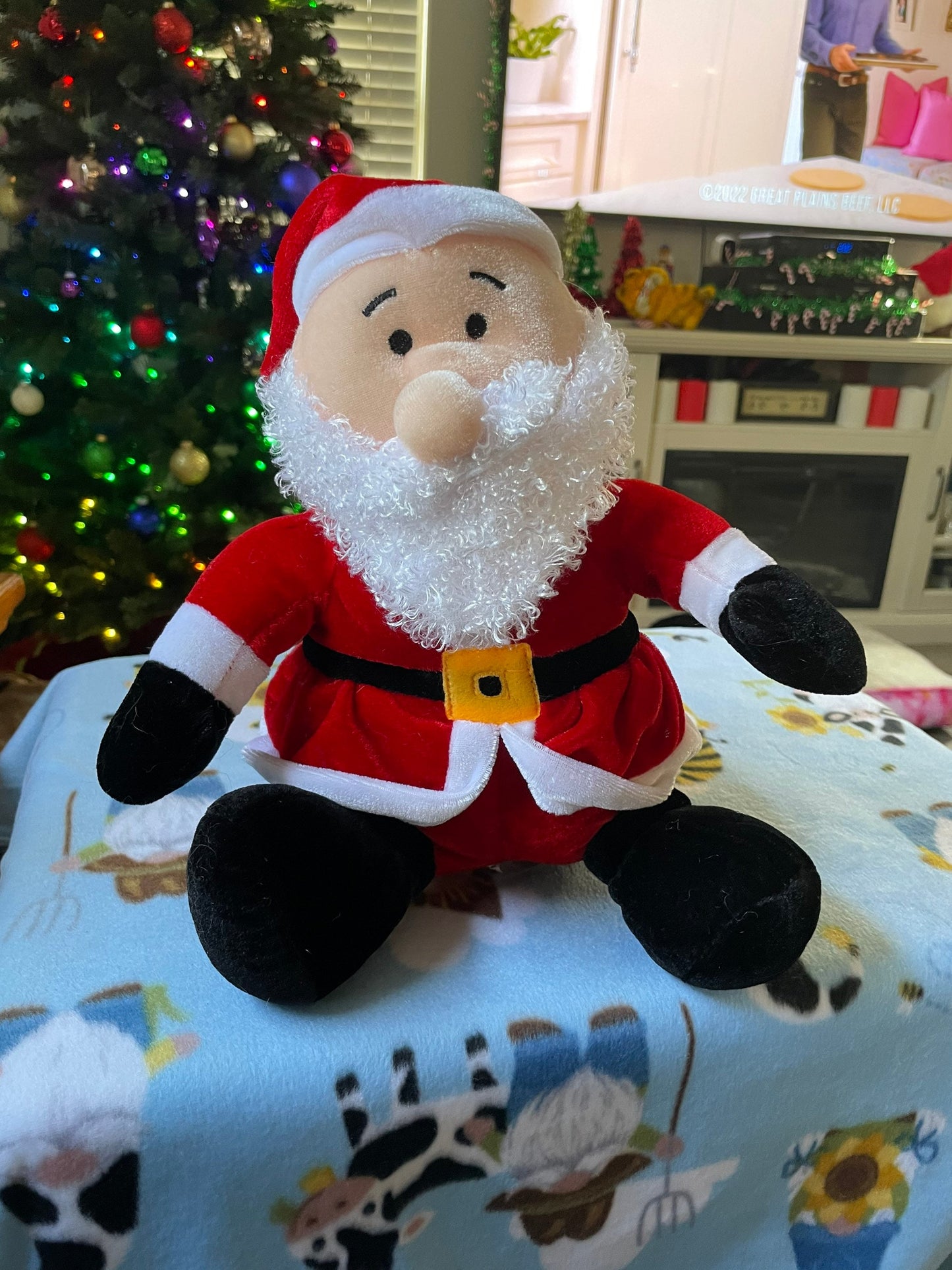 Sugar Loaf Santa Claus Stuffed Animal Plush Toy