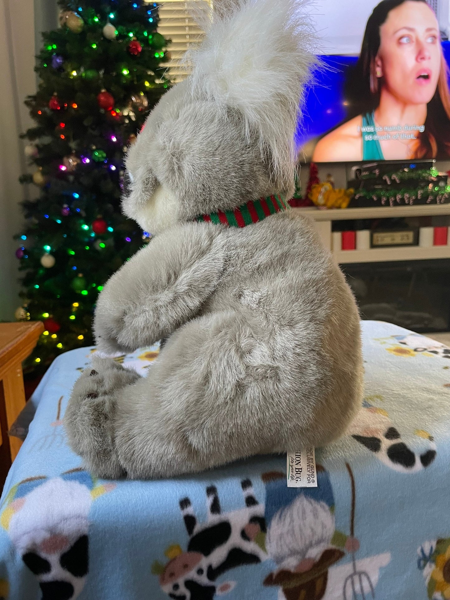 Gund Fashion Bug Exclusive 13” Koala Bear Plush Holiday Christmas Stuffed Animal