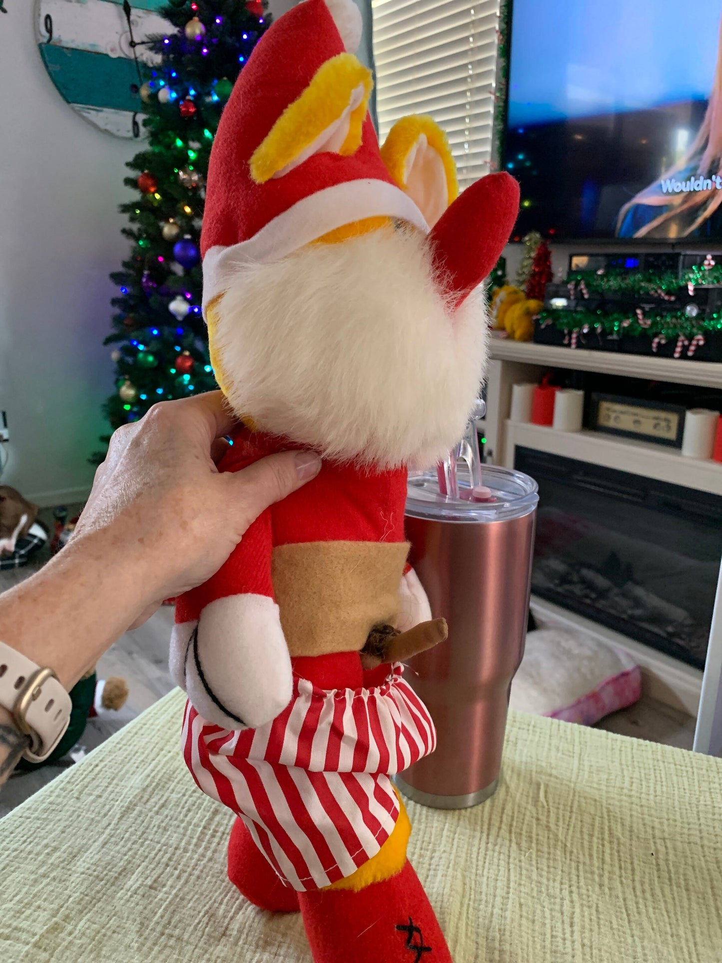 Vintage XXX Rated Elf Gnome Plush: Adult Holiday Gag Gift