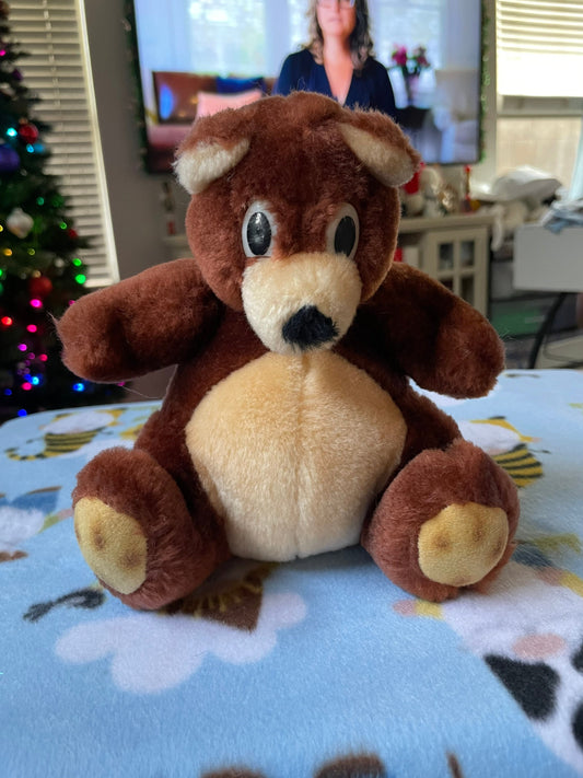 1982 Applause Garvy Teddy Bear Stuffed Animal Vintage Plush Toy 6.5” Rare and HTF