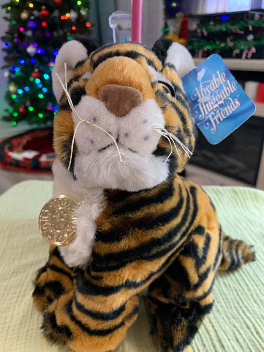 Lovable Huggable Friends Tiger Plush. Collectors Choice. NWT