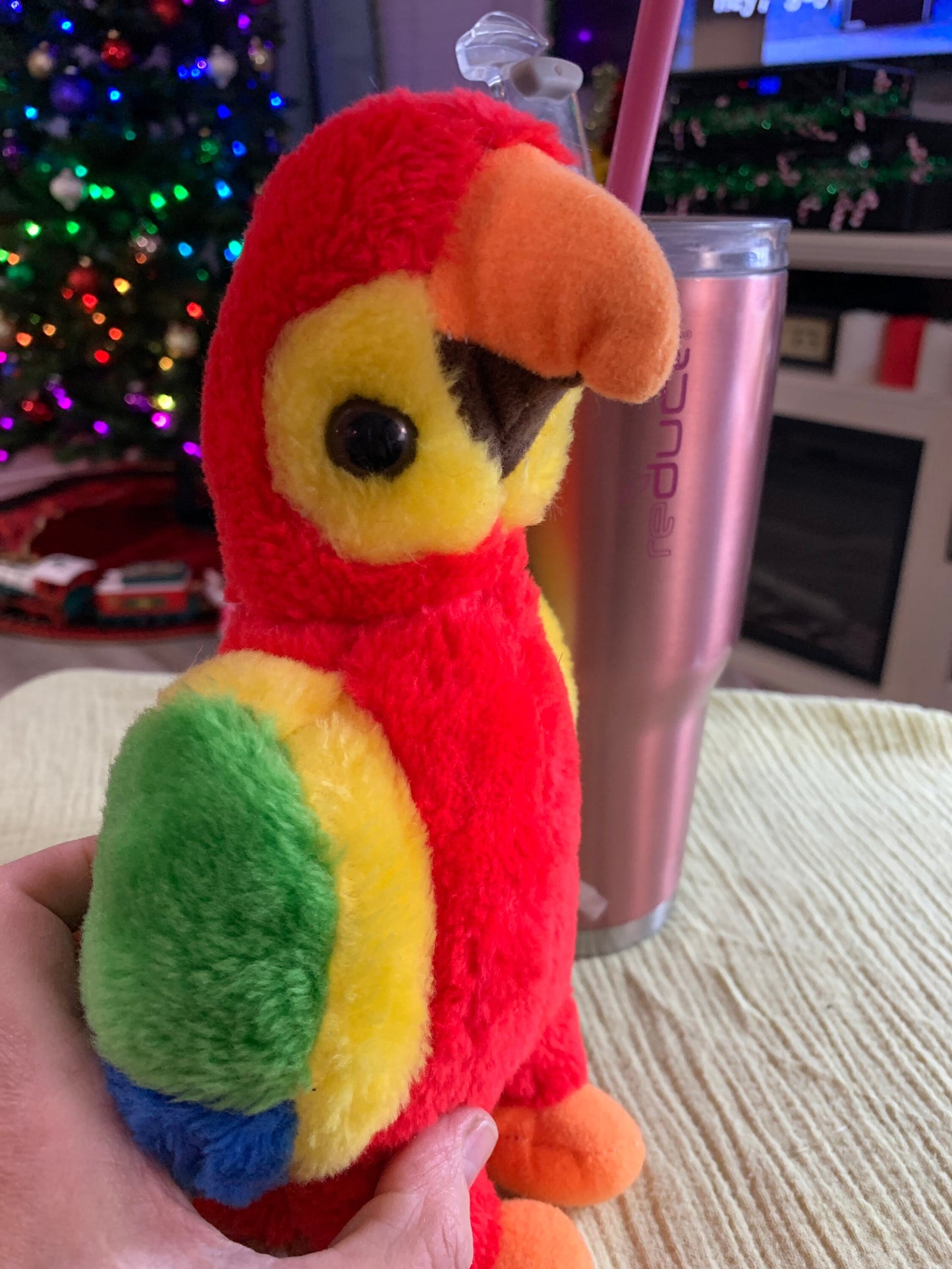 Parrot Plush Firm stuffed Possibly Dakin Or Russ