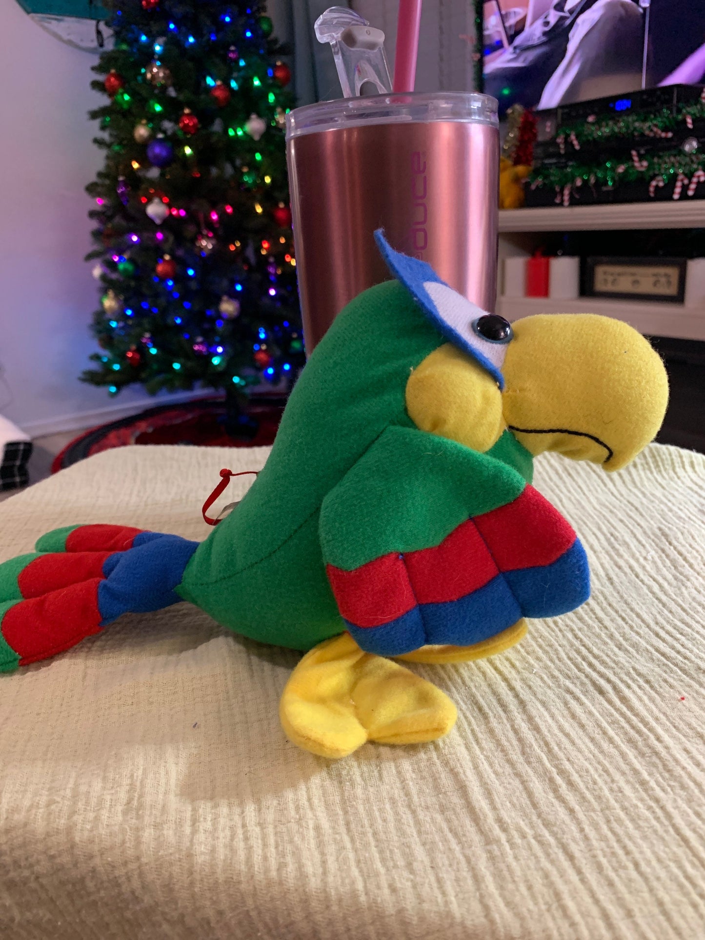 Classic Toy Co Chubby Parrot Plush