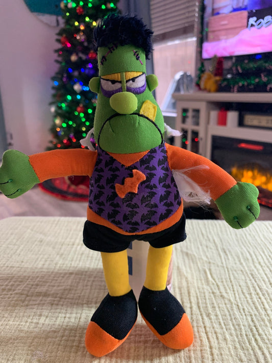 Gund Halloween Frankenstein Plush. Bendable and posable.