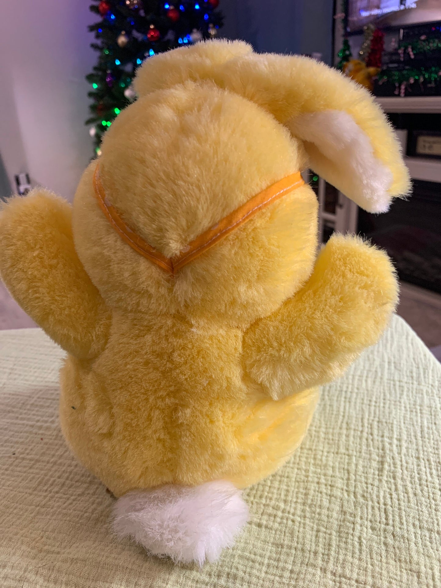 Vintage 1981 Fairview Yellow Bunny Rabbit with Visor