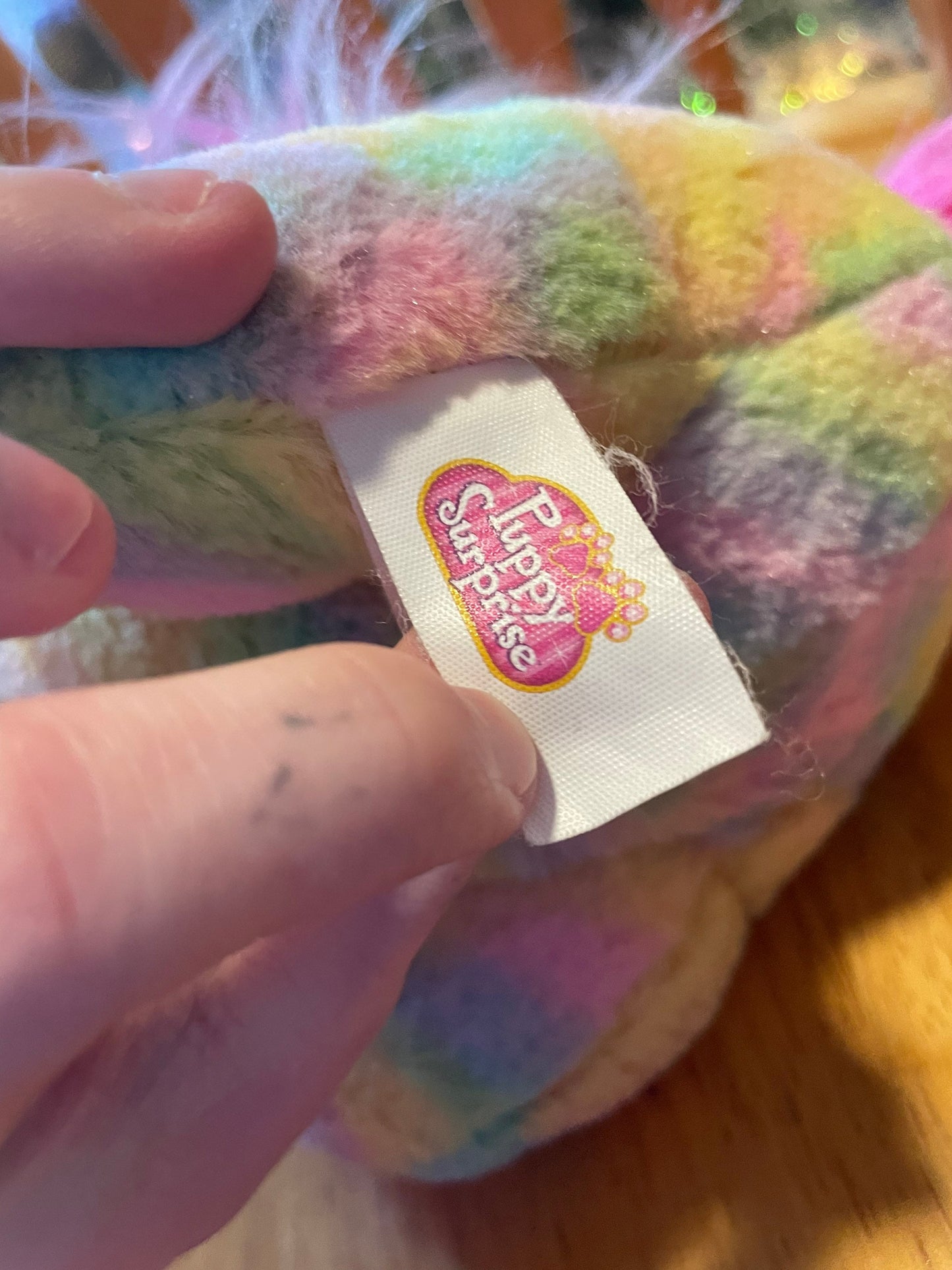 Puppy Surprise Tia Rainbow Pregnant Plush Momma Dog