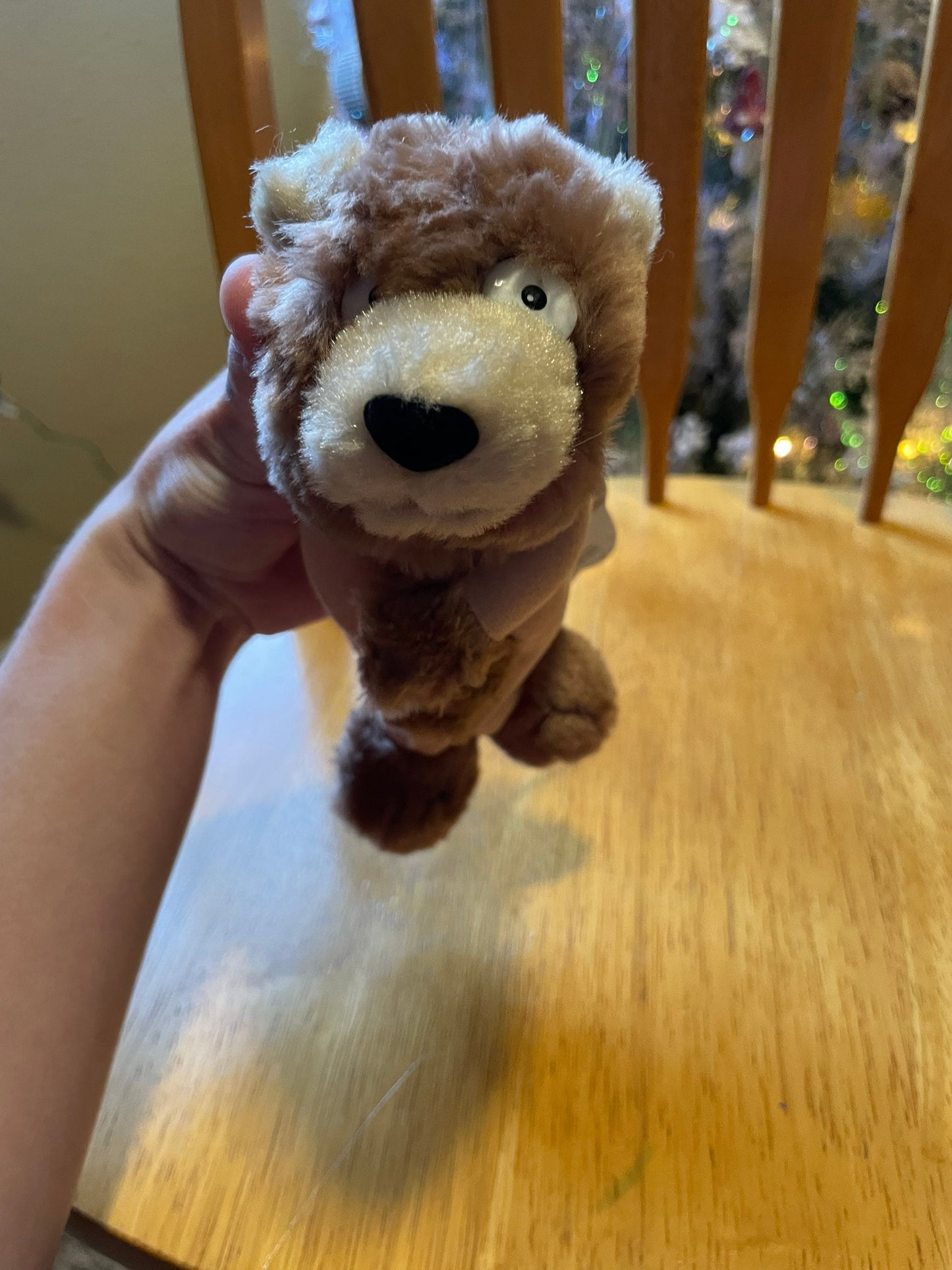 Meanies Series 2 Bare Bear Stuffed Animal NWT