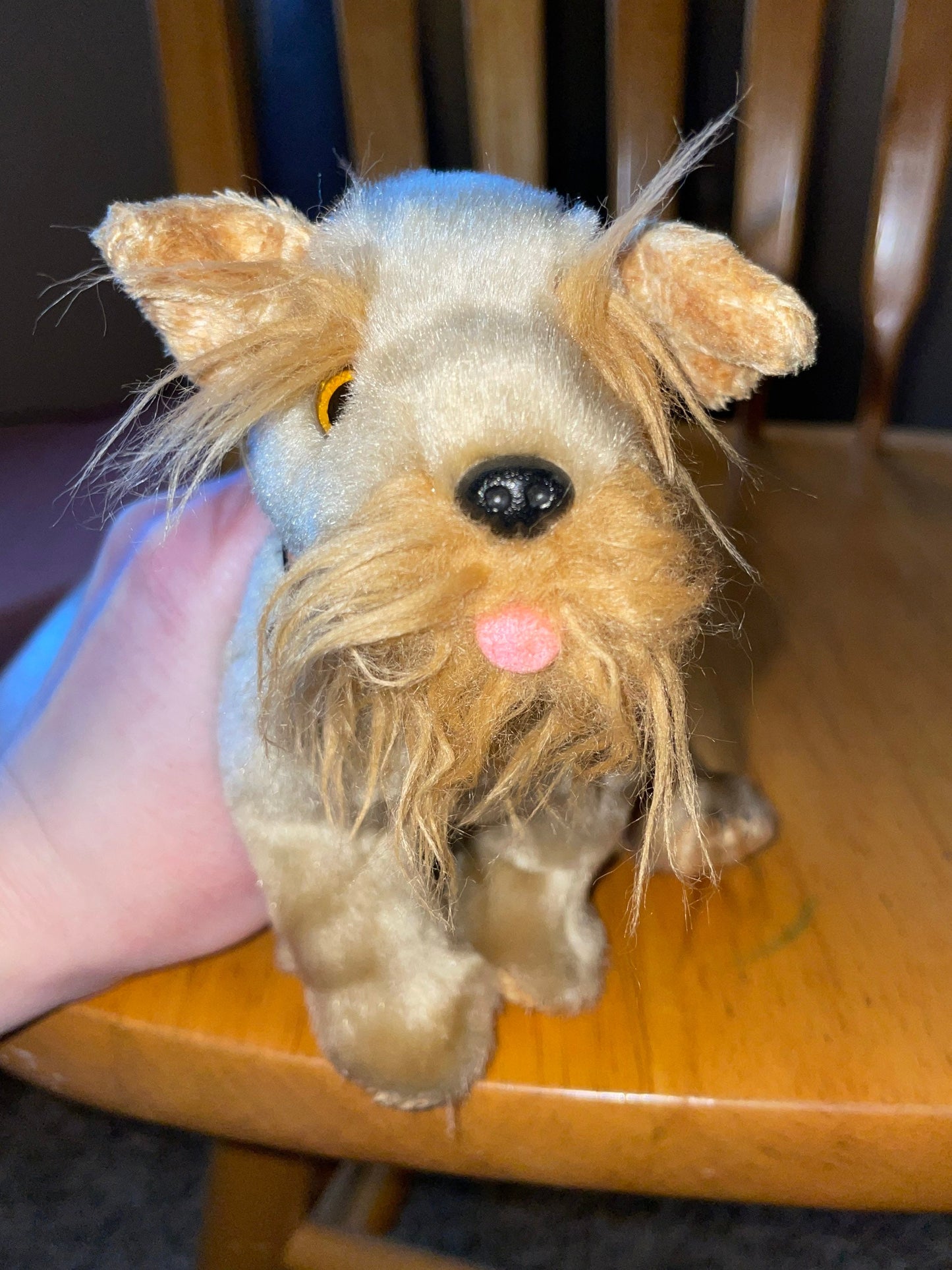 TY Beanie Baby “Schnitzel” the Schnauzer Stuffed Animal Plush Toy