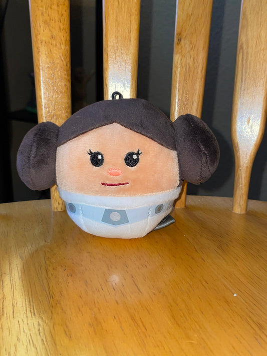 Hallmark Star Wars Princess Leia Fluffballs 4” Stuffed Animal Plush Toy