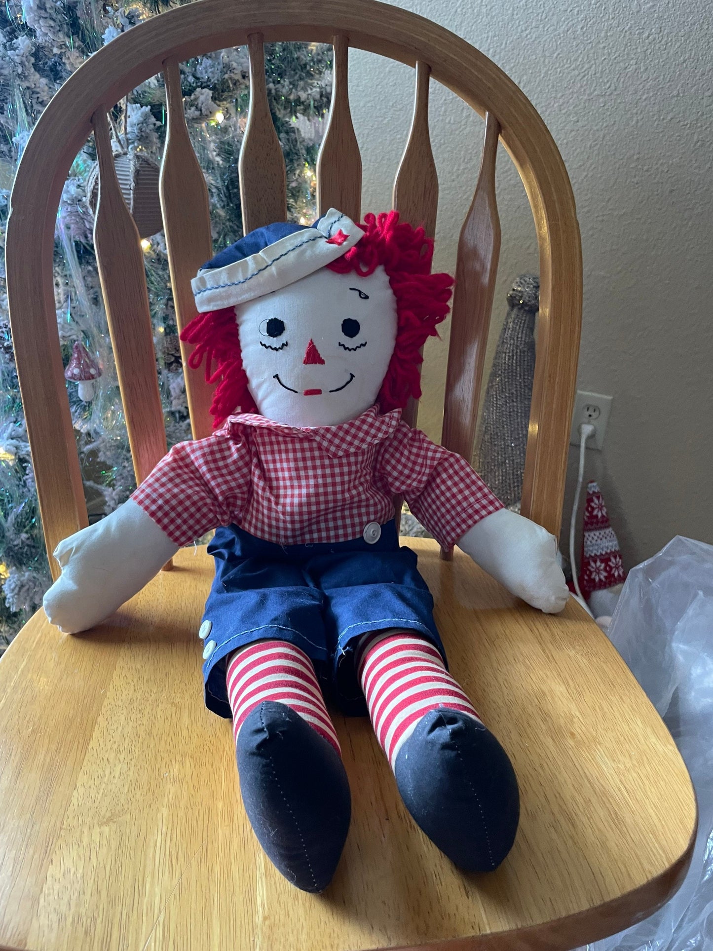 Vintage Raggedy Andy Doll Stuffed Animal