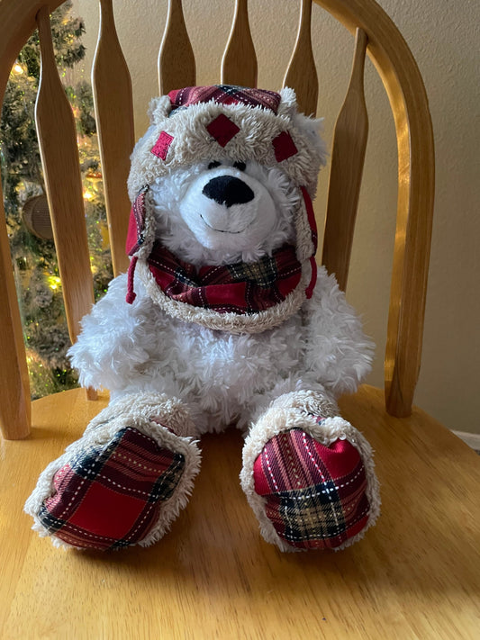Hugfun Plush Winter Christmas Teddy Bear 16”