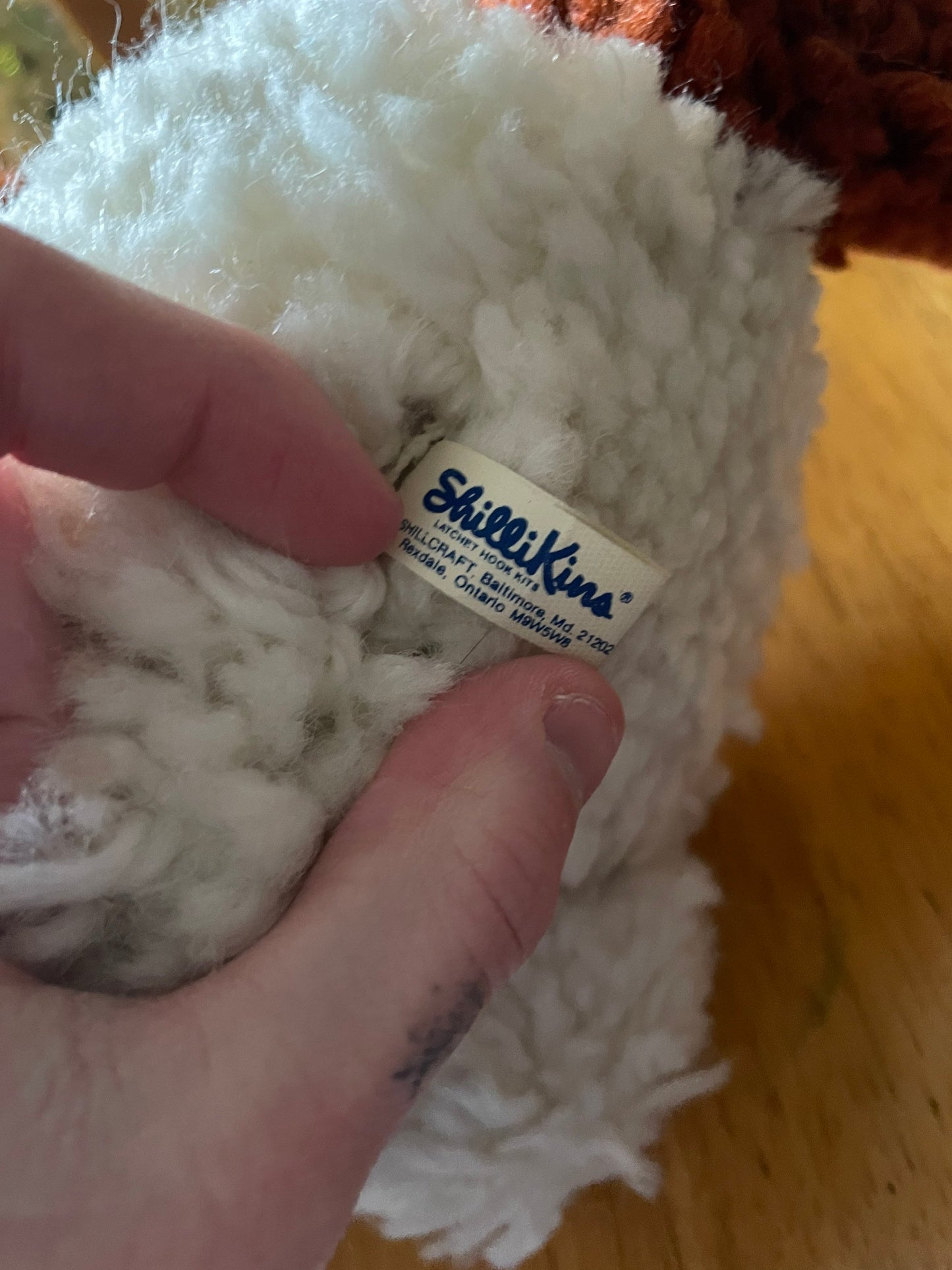 Shillcraft Shillikins Brown and White Dog Plush