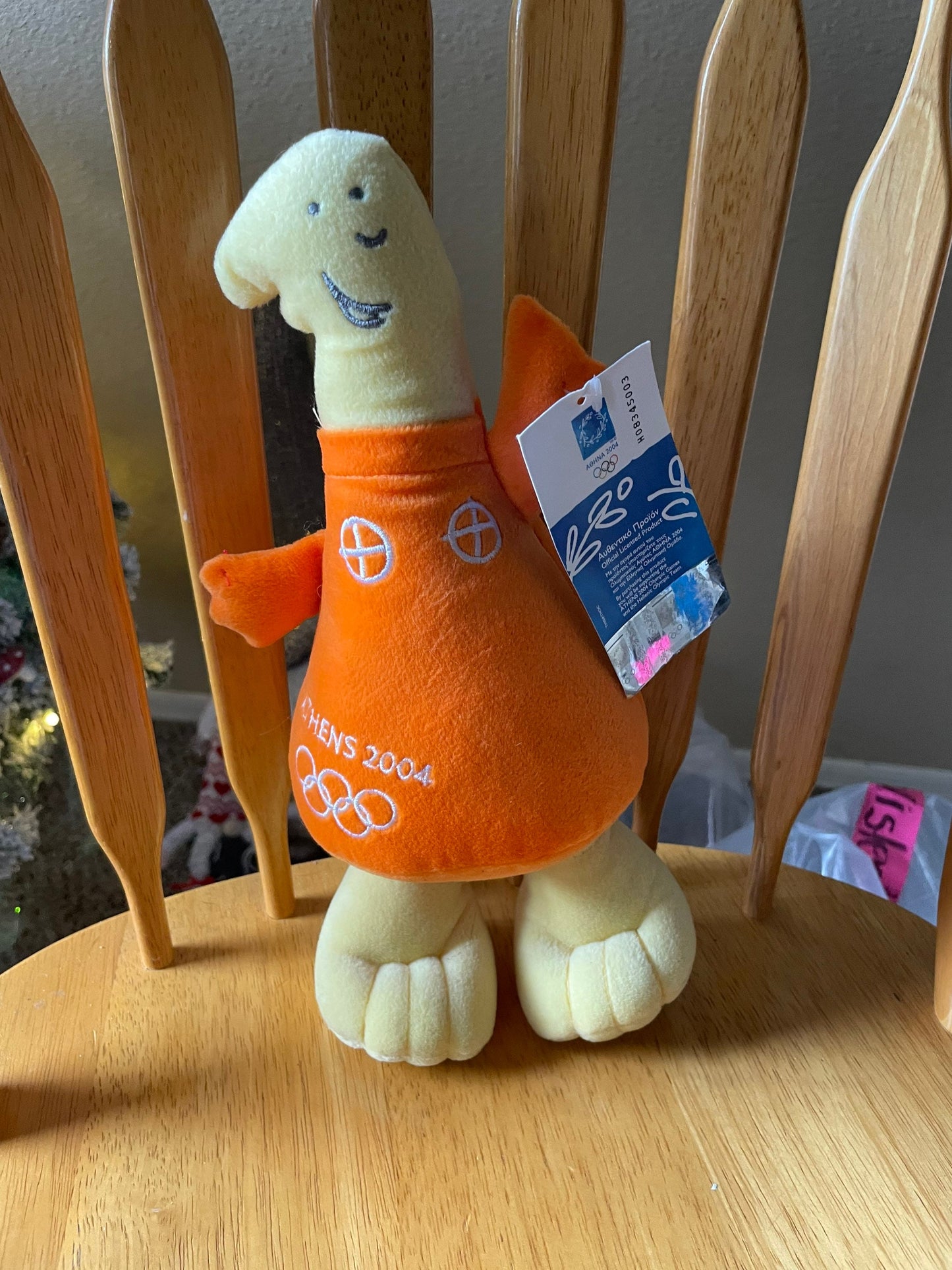 Athens Olympic Games Mascot Plush NWT