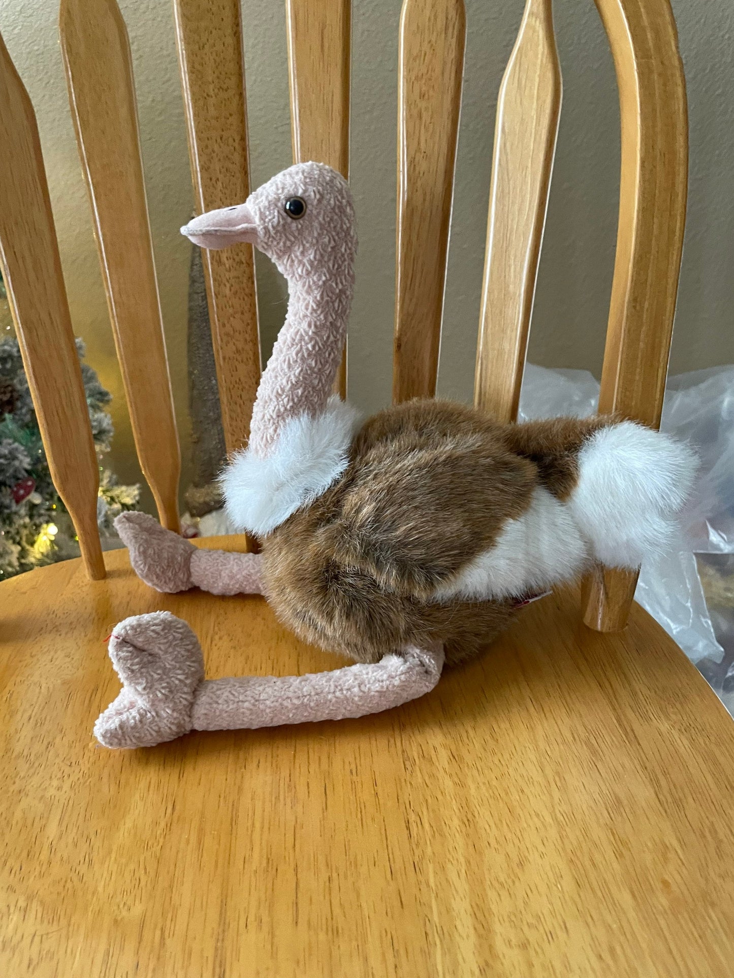 TY Beanie Buddy Stretch the Ostrich Plush