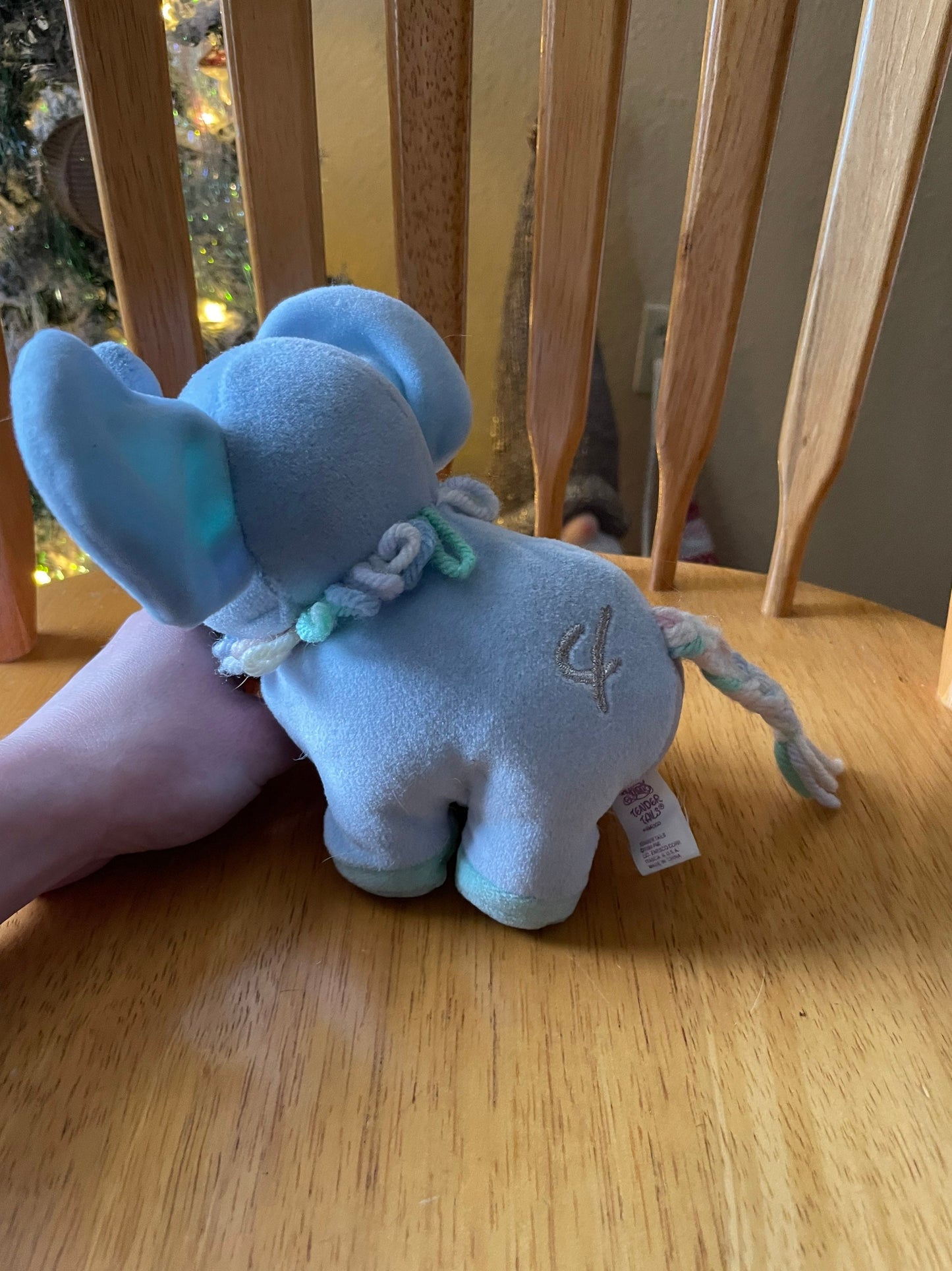 Precious Moments tender tails elephant plush