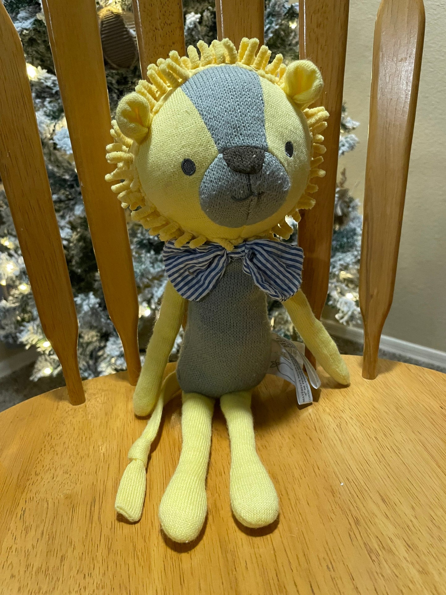 Peanut Shell Leon the Sock Lion Stuffed Animal Plush 15”