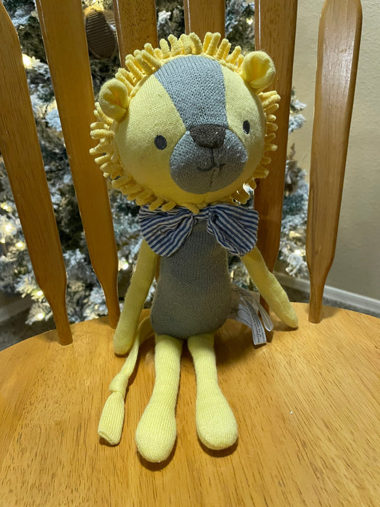 Peanut Shell Leon the Sock Lion Stuffed Animal Plush 15”