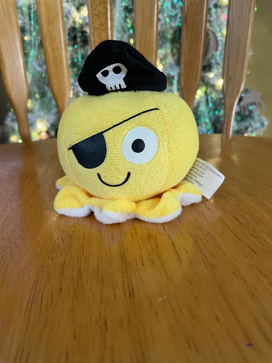 Pirate Animals Yellow Octopus Plush Stuffed Animal