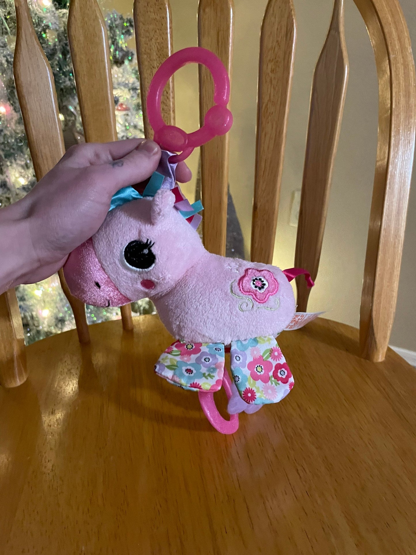 Bright Starts Sparkle & Shine Unicorn Stuffed Animal Baby Toy Plush
