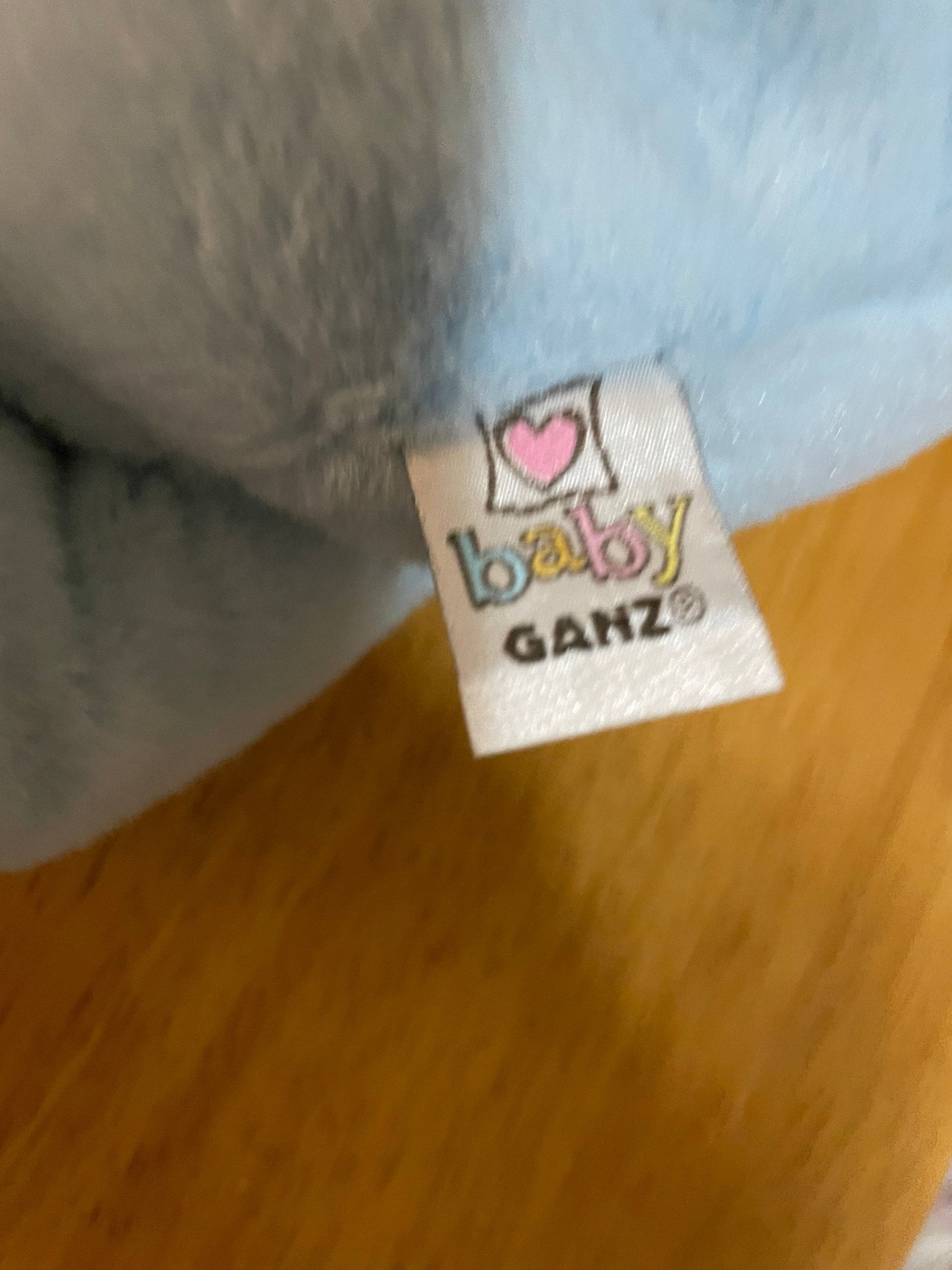 Baby Ganz Light Blue Teddy Bear  Plush Baby Toy
