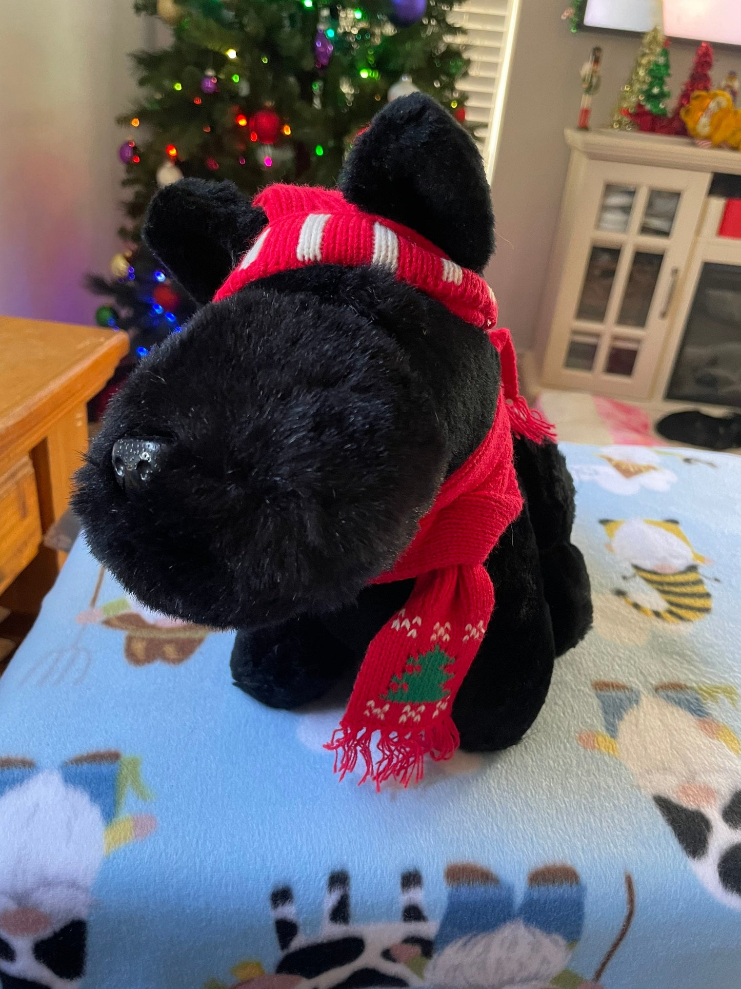 Dakin Macduff Black Scottish Terrier Dog Plush 1984