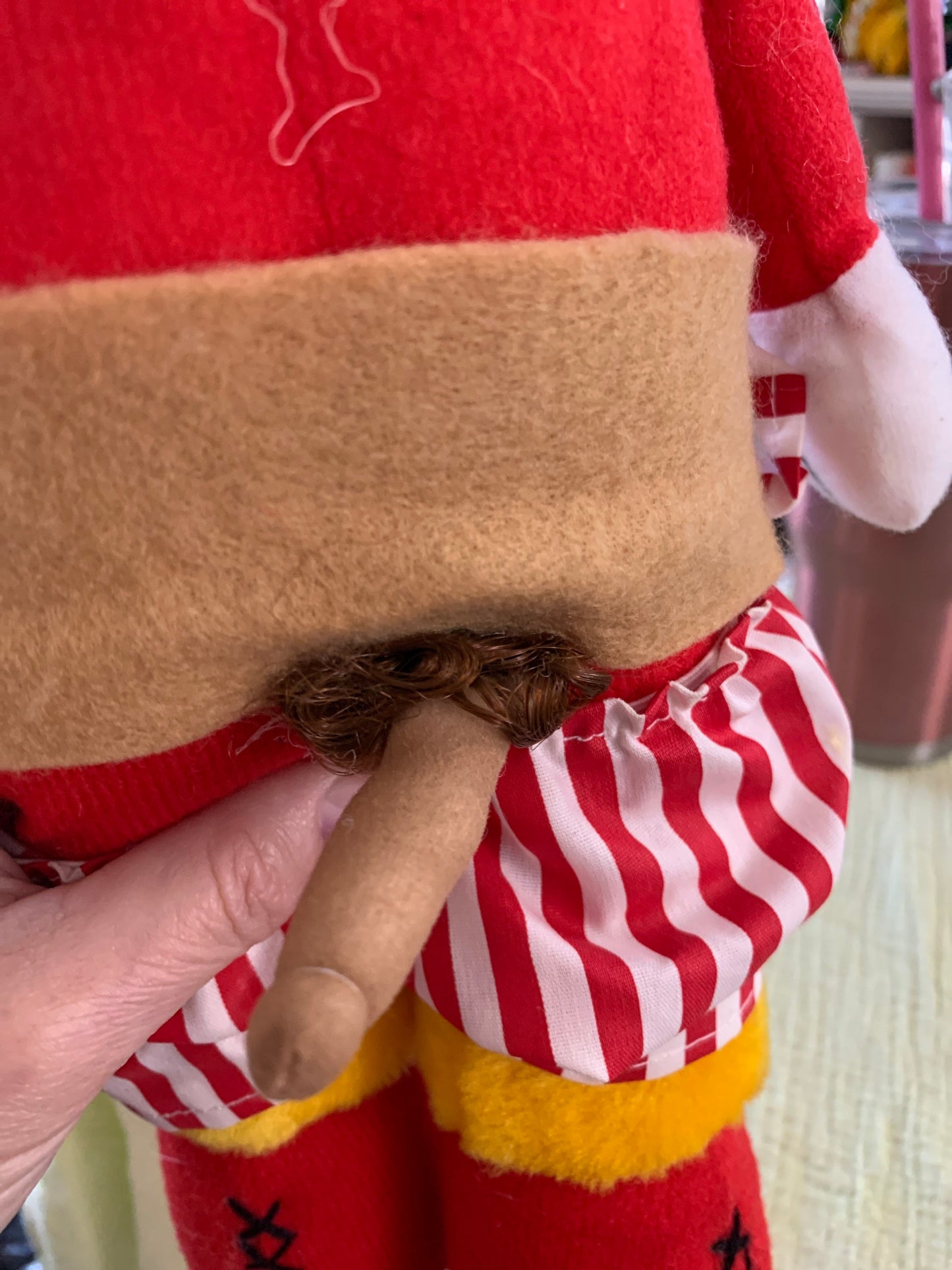 Vintage XXX Rated Elf Gnome Plush: Adult Holiday Gag Gift