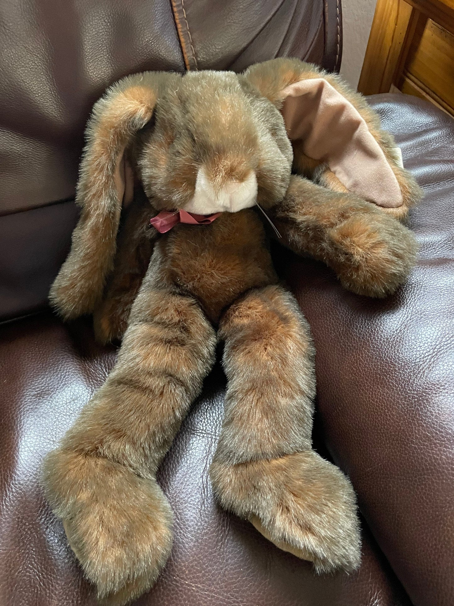 Purr-fection by mjc brown rabbit plush stuffed animal NWT